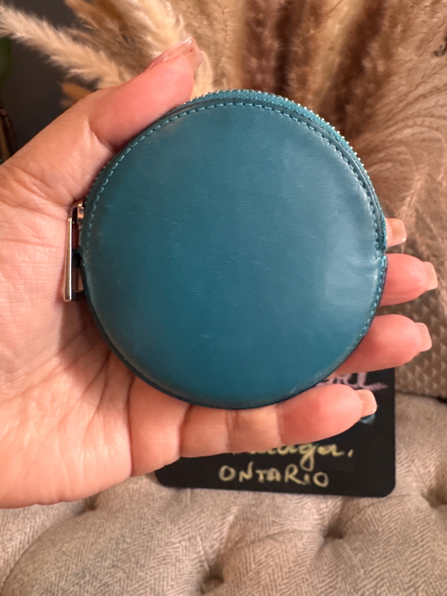 Loewe Leather Round Coin Purse