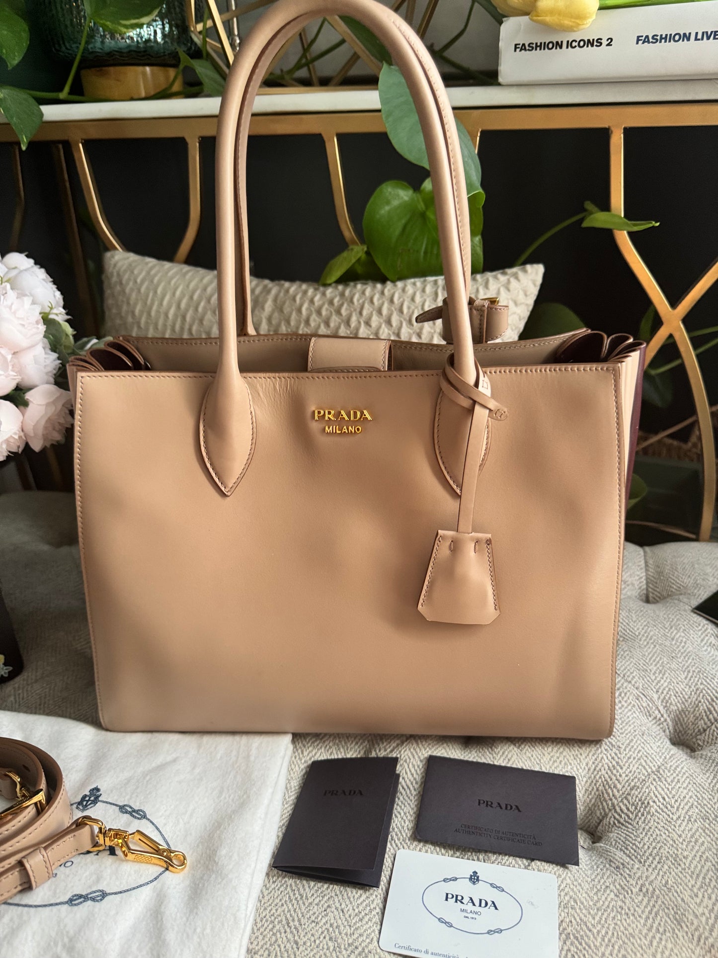 Prada City Calf Tote