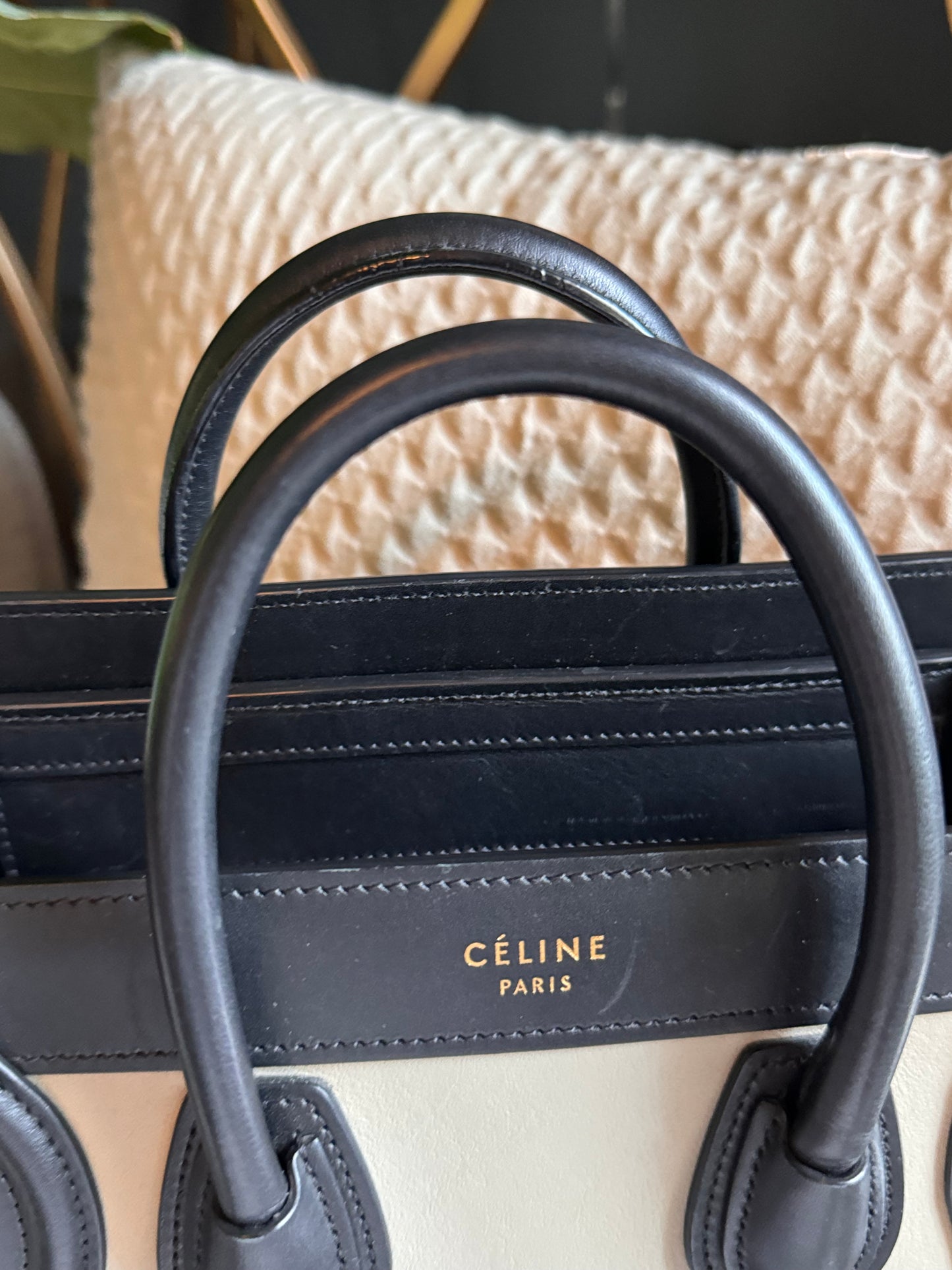 Celine Nano Luggage in TriColour
