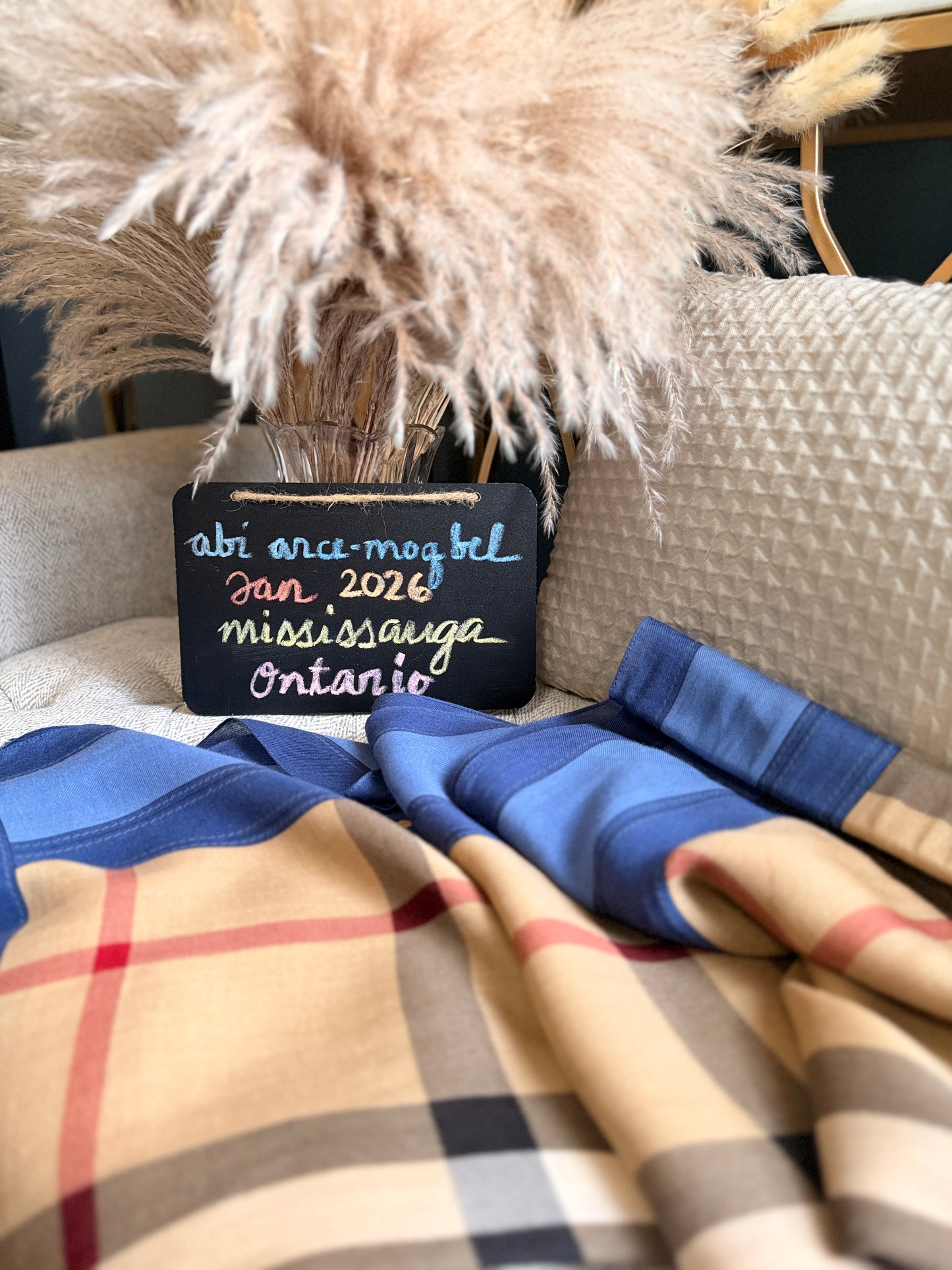 Burberry Haymarket Check Lightweight Scarf-