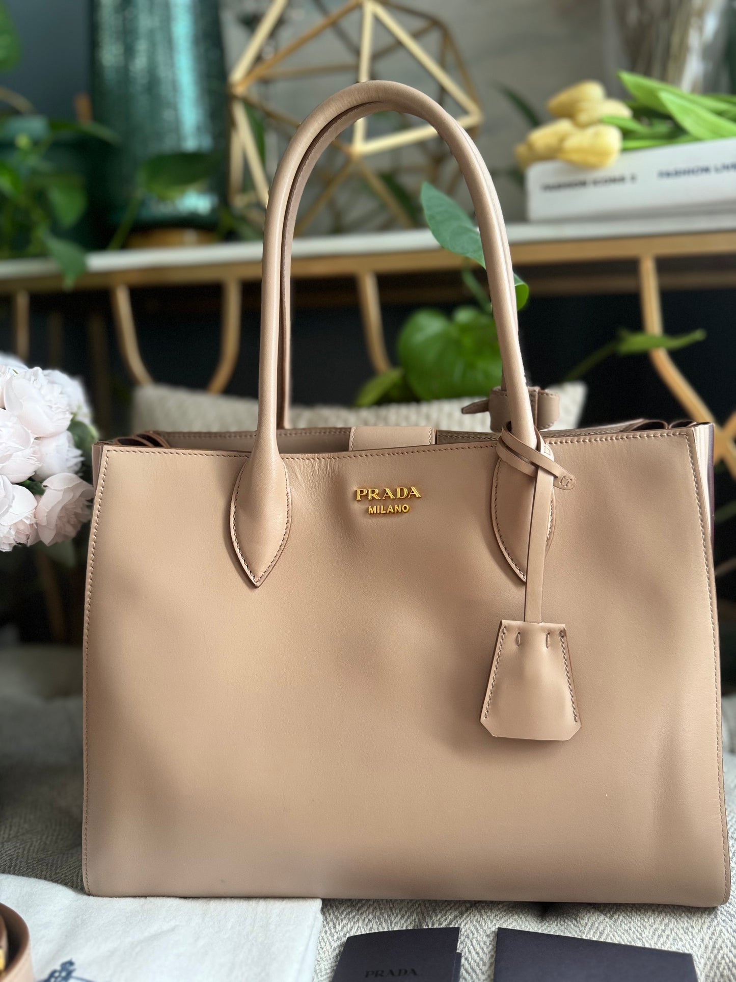 Prada City Calf Tote