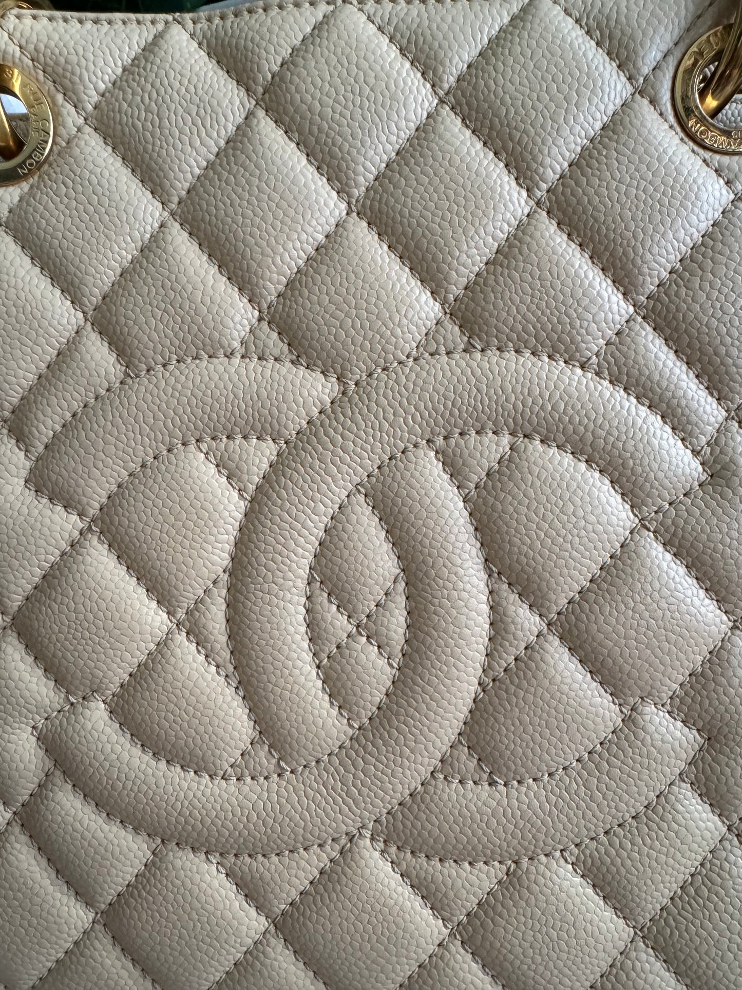 Chanel Beige GST in Gold Hardware