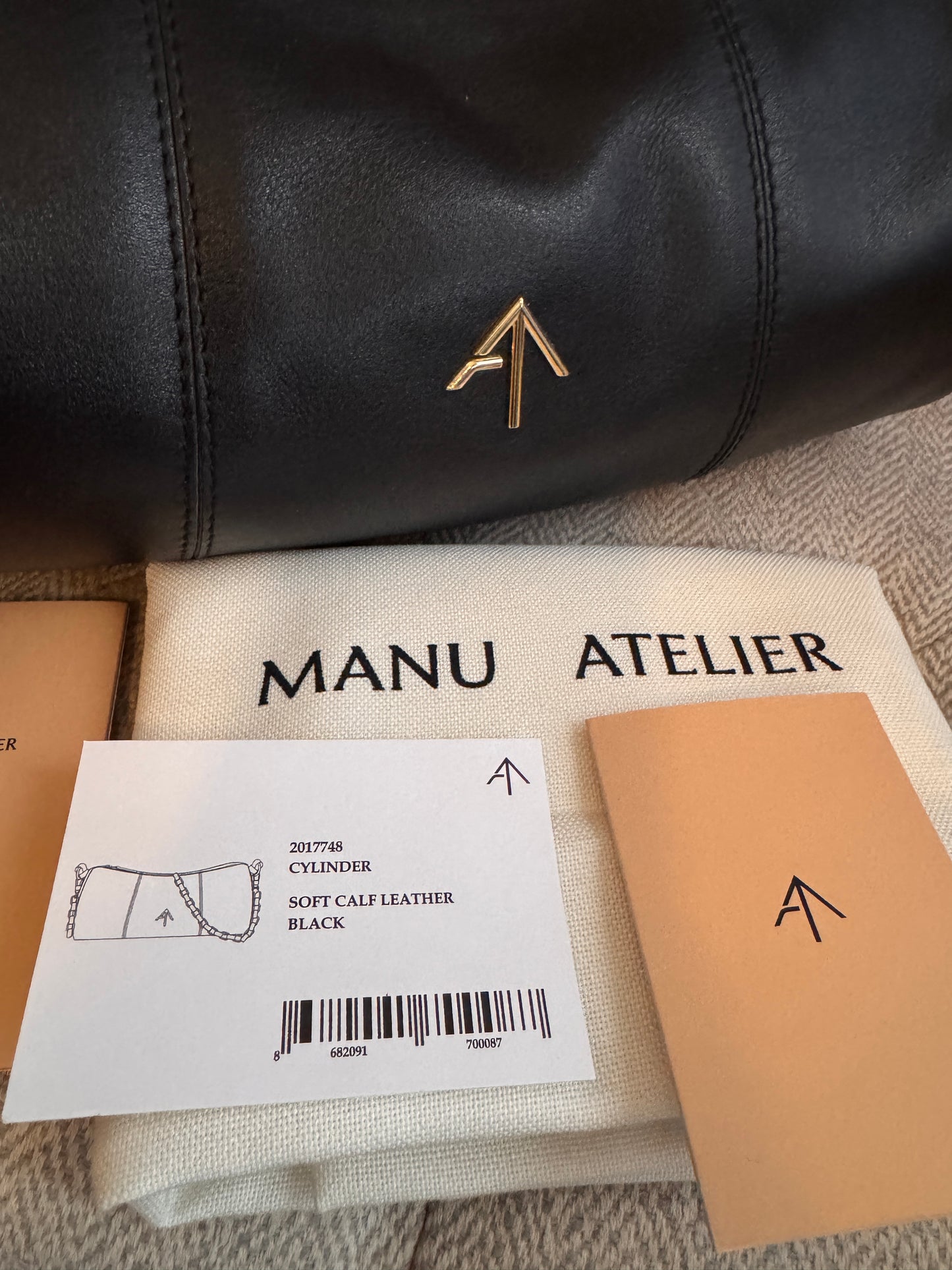 Manu Atelier Cylinder Shoulder Bag