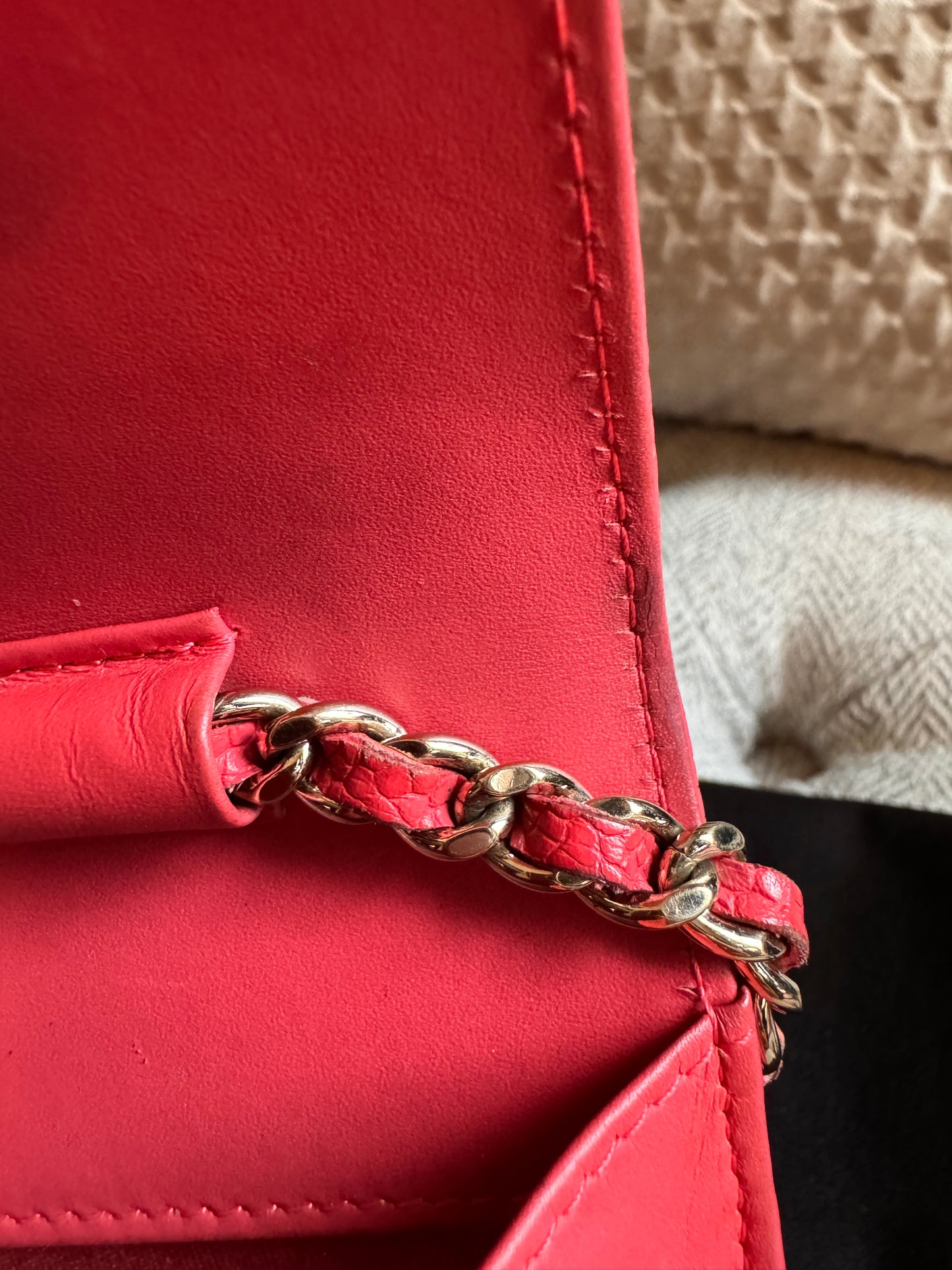 Chanel WOC Caviar in GOLD Hardware
