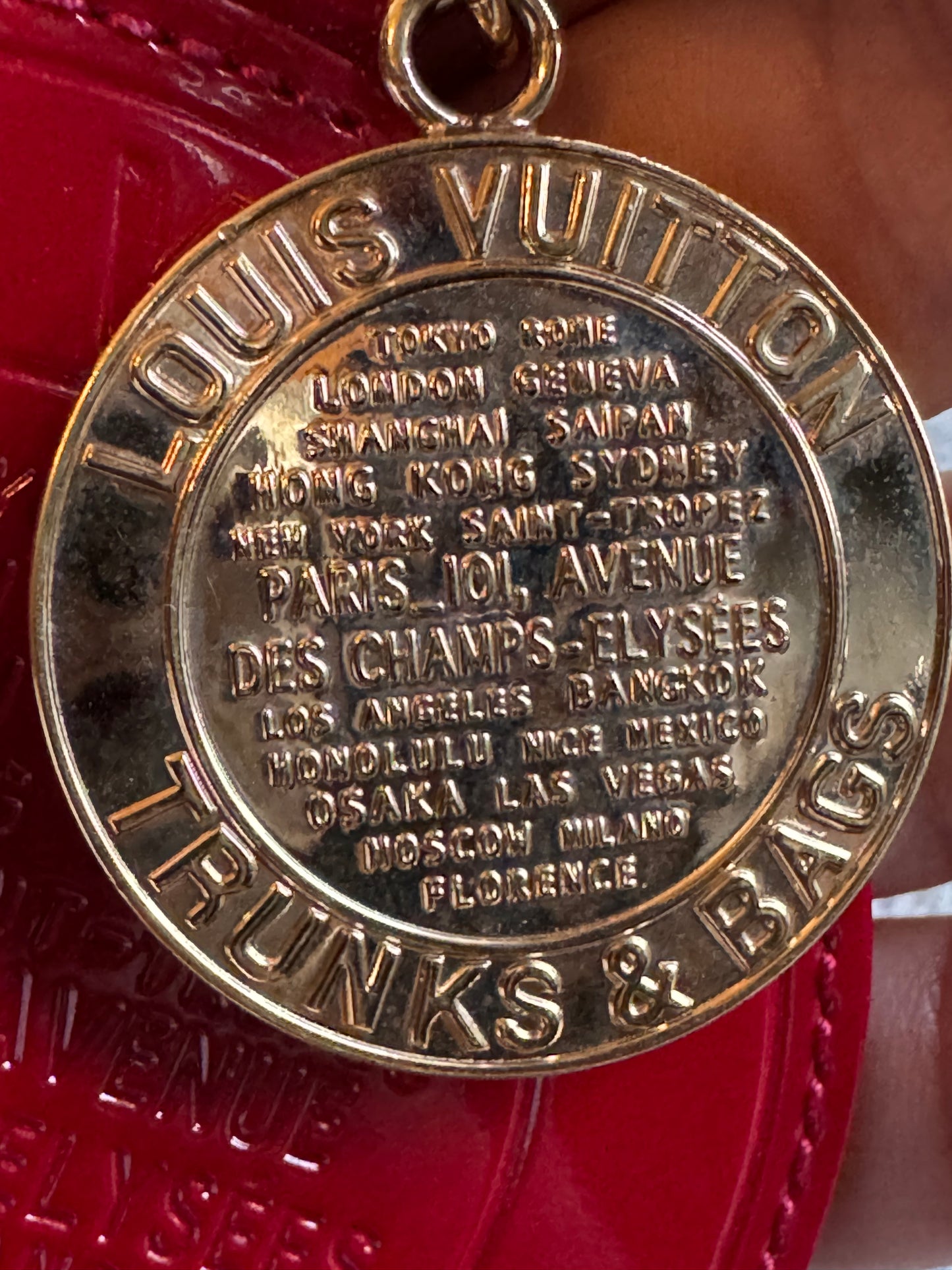 Louis Vuitton Vernis Trunks and Bags Charm