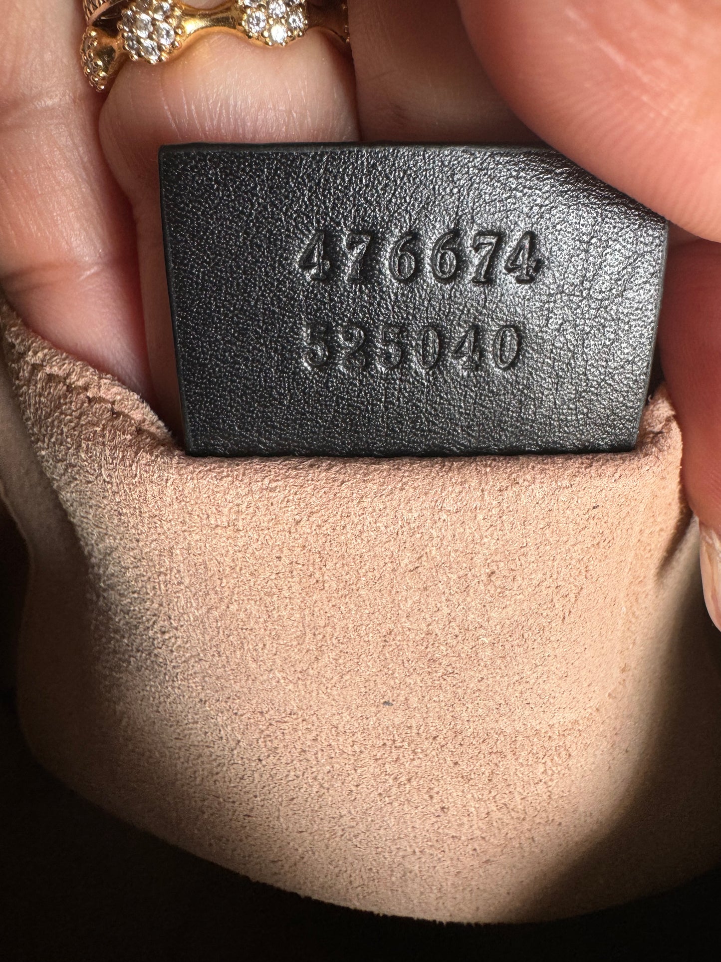 Gucci Calfskin Matelasse Sylvie Web GG Marmont Bucket Bag