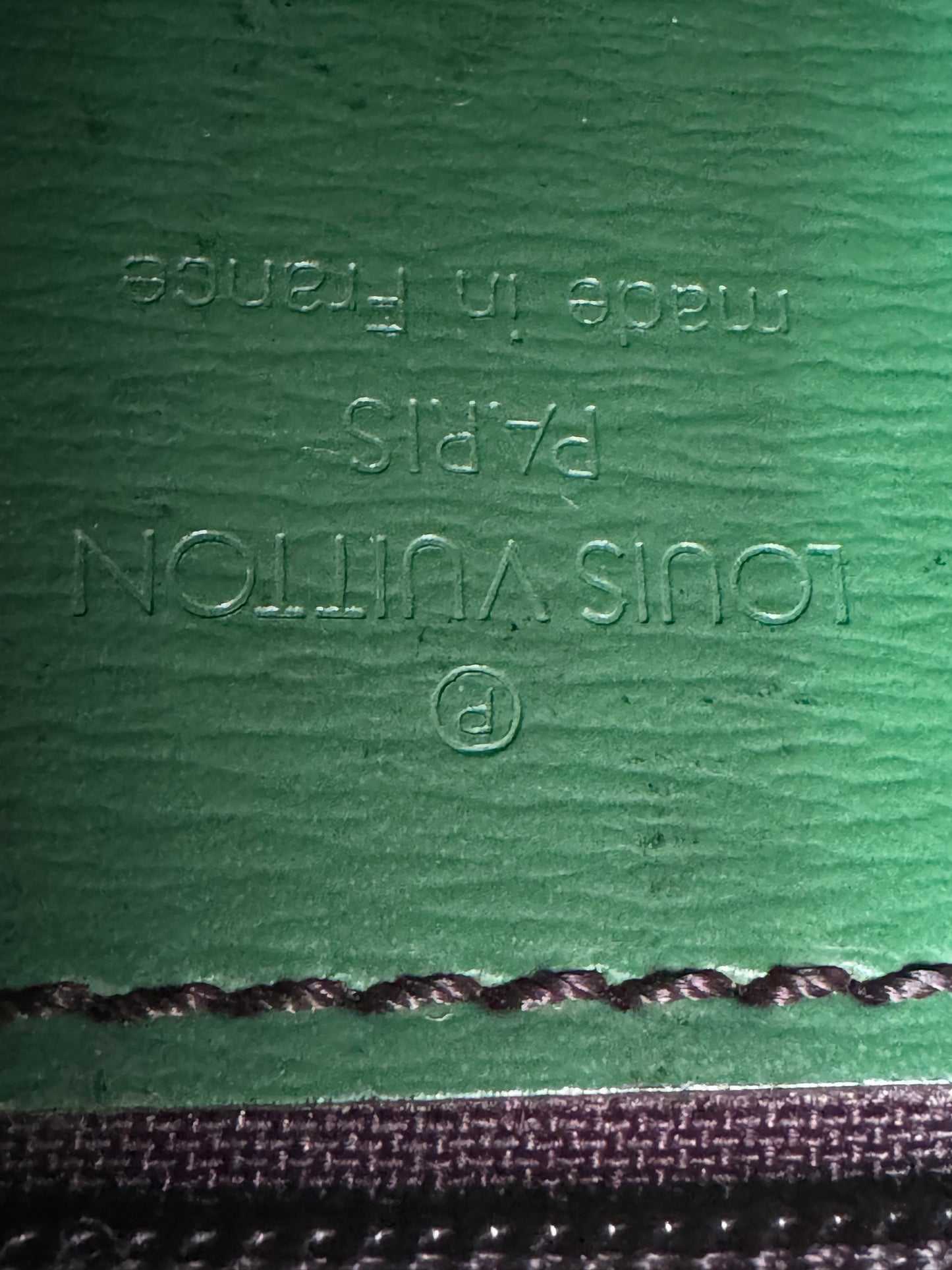 Louis Vuitton Epi Pochette Arche in Borneo Green