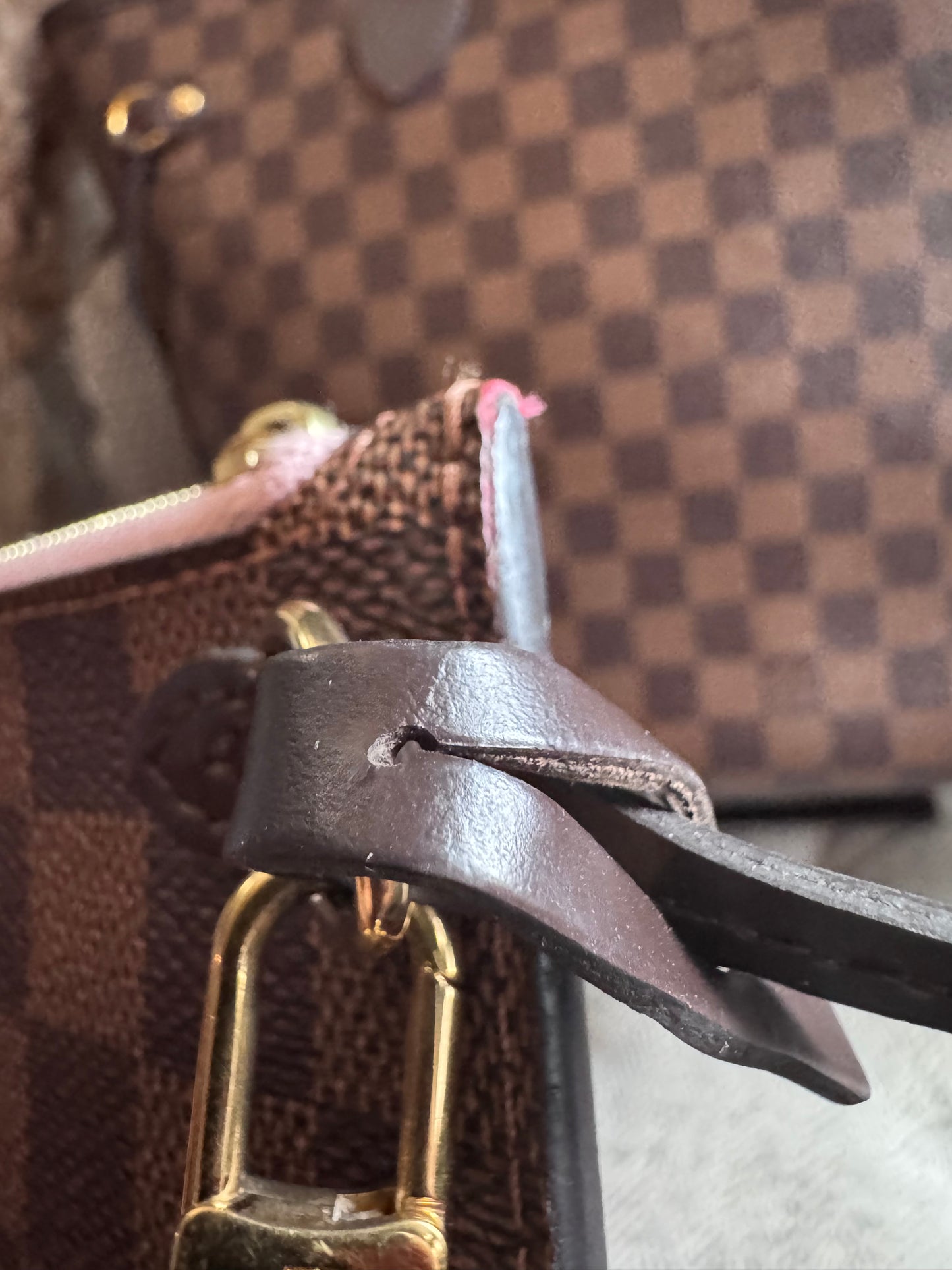 Neverfull MM in Damier Ebene -Rose Ballerine