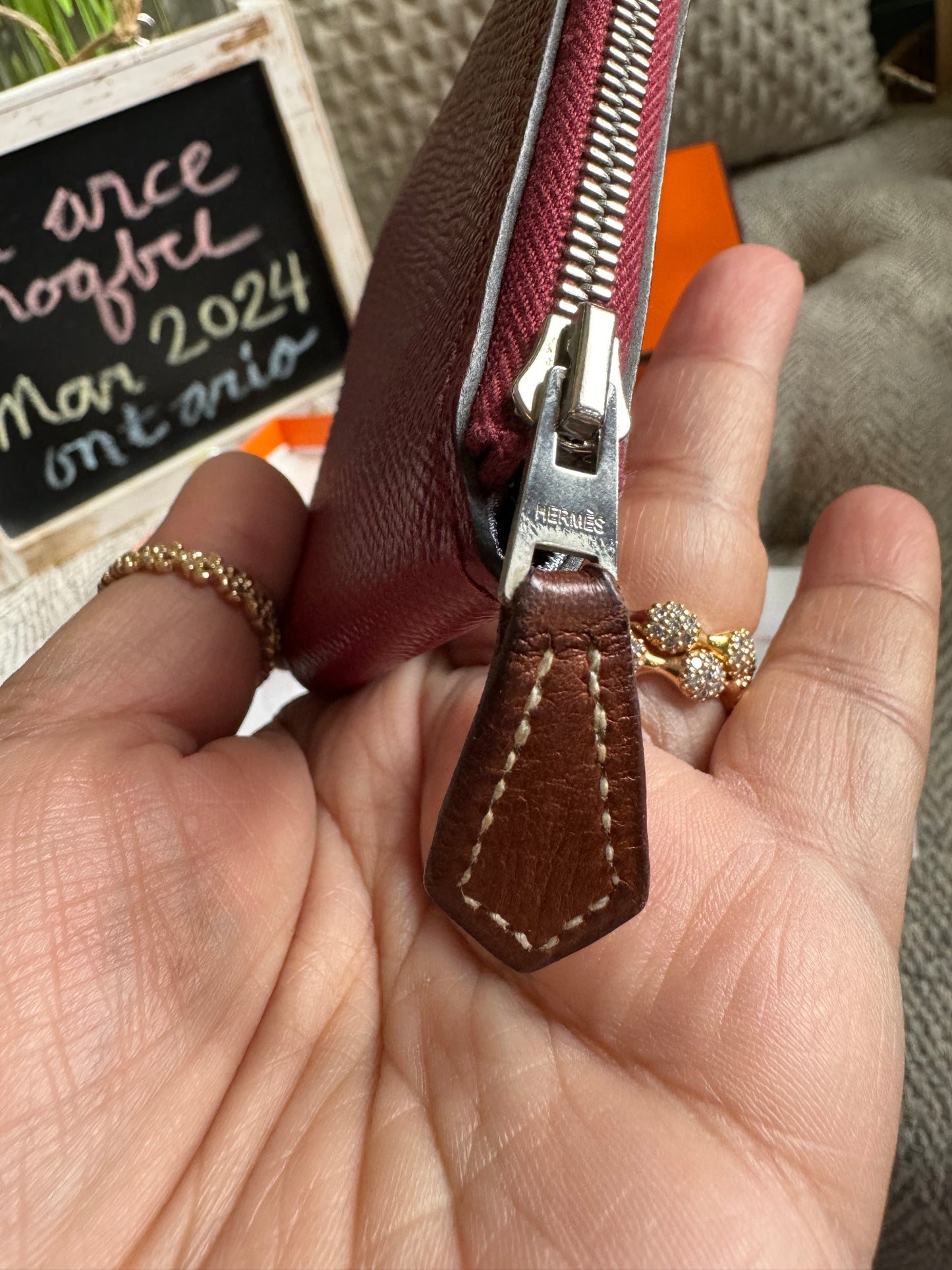 Hermes Silk’in Coin purse