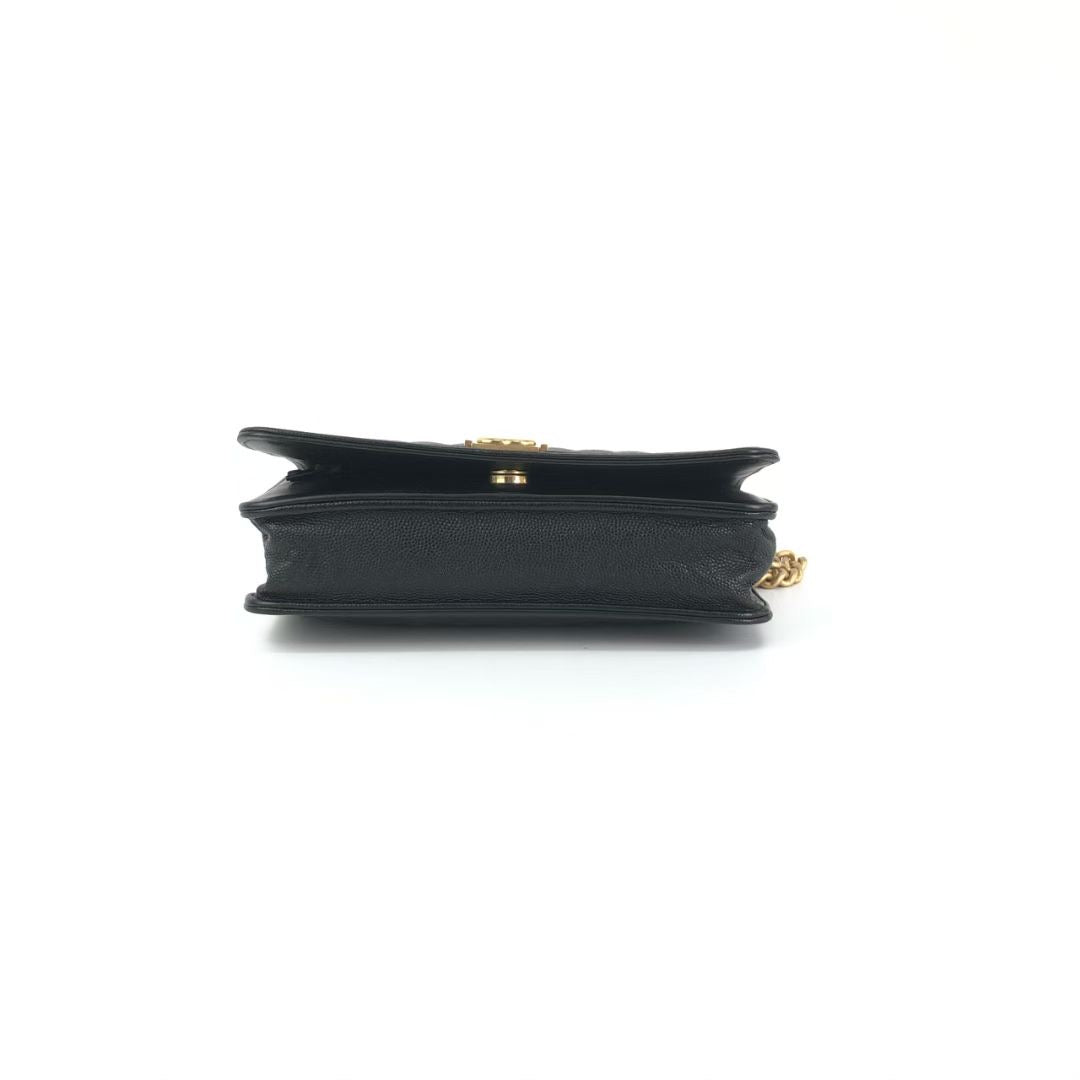 PREORDER ONLY-Chanel WOC in Caviar GHW
