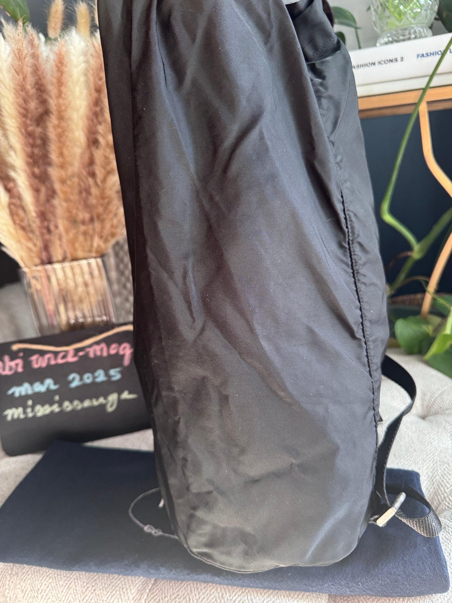 Prada Tessuto Black Nylon Shoulder Bag /Bottle Holder