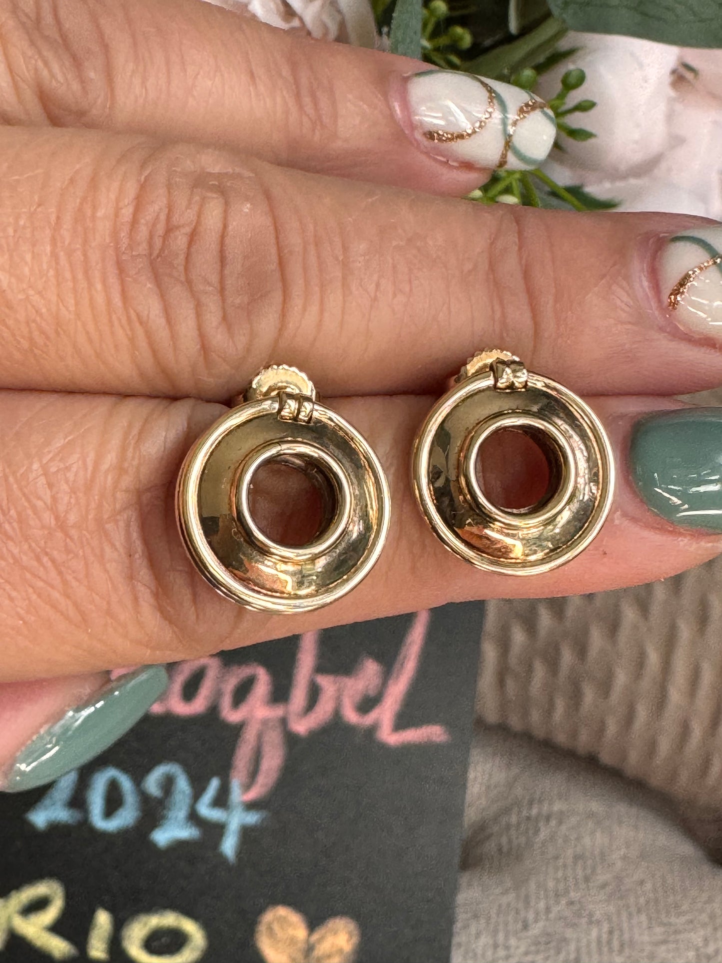 Tiffany&Co Two Tone Earrings