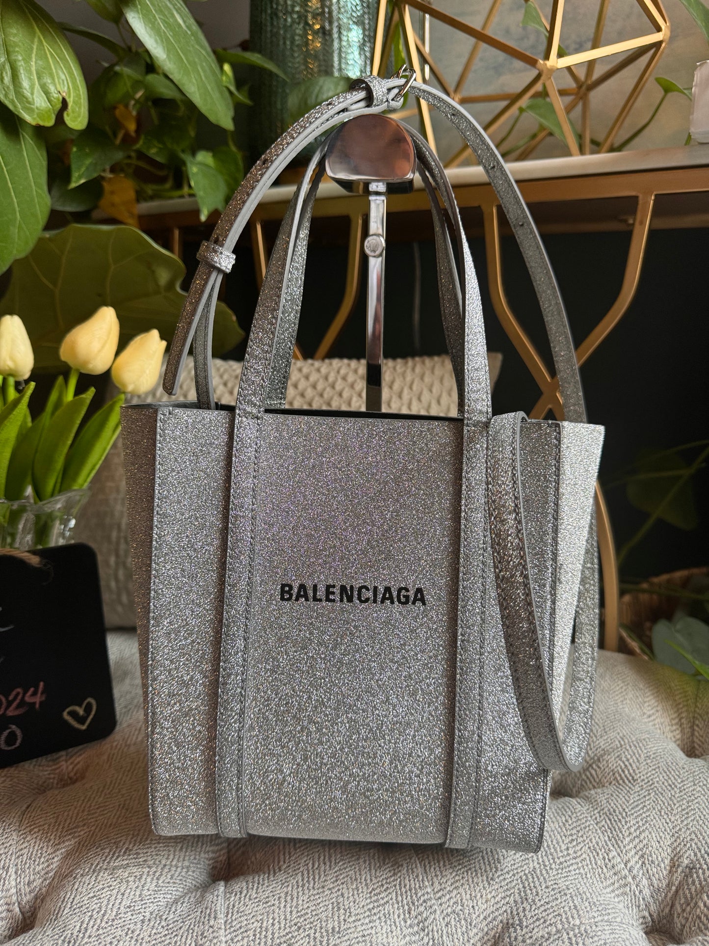 Balenciaga Glitter Sparkle Tote