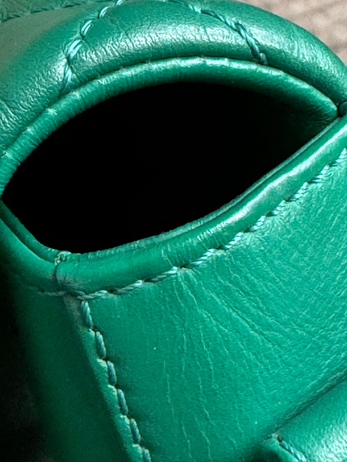 Chanel Rock My Shoulder Flap Green Quilted Calfskin/ Naturally Grained Sheepskin Inner Lining/MAR -Métal Aged Ruthenium Hardware (SN 24221601)