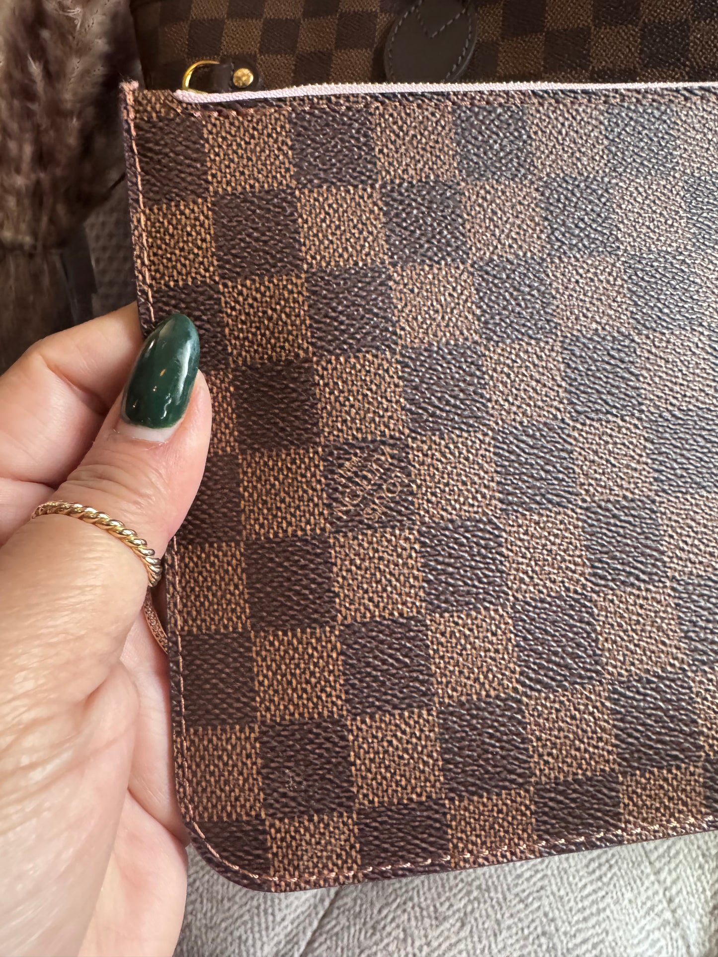 Neverfull MM in Damier Ebene -Rose Ballerine