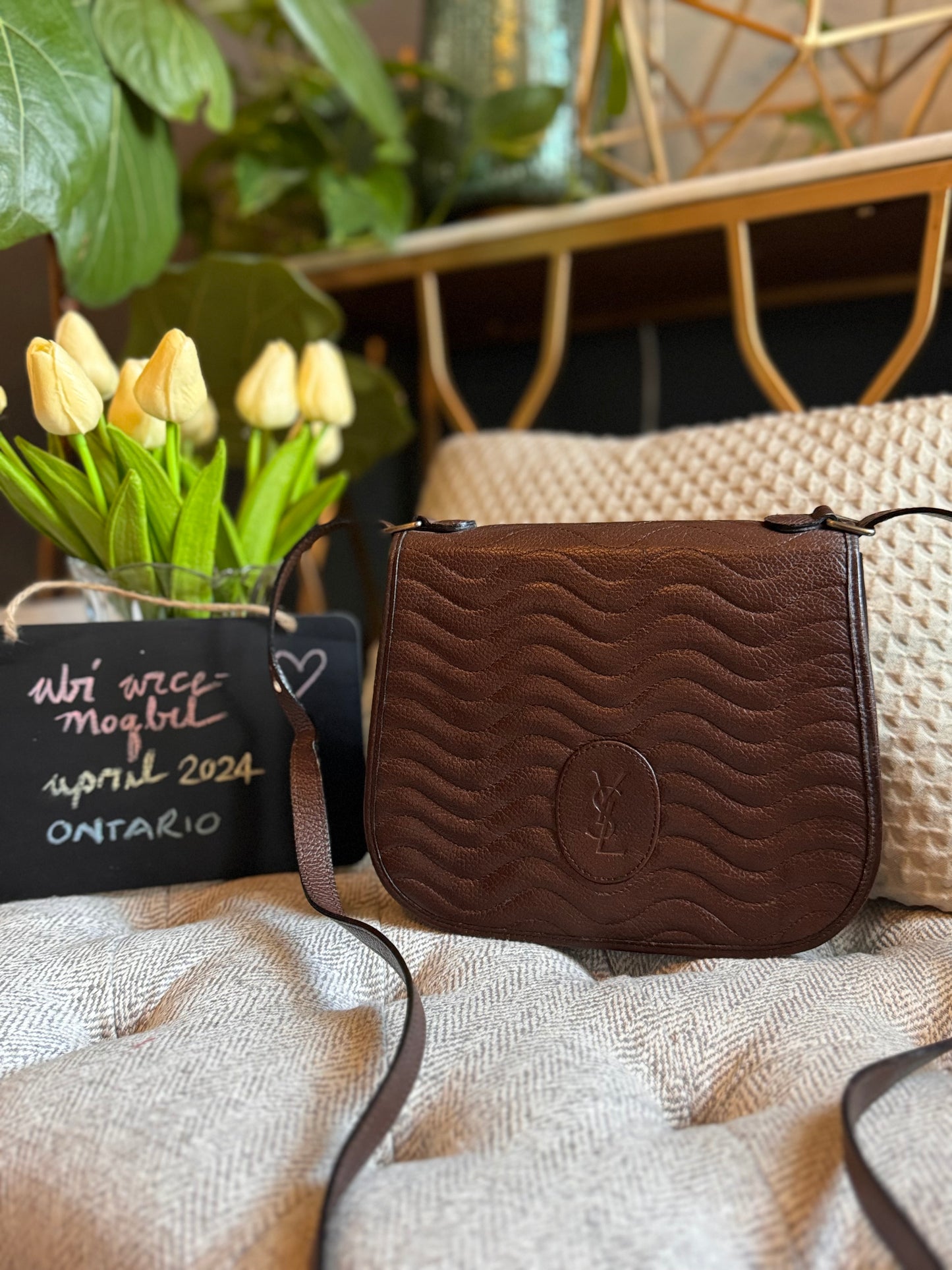 Yves Saint Laurent vintage leather crossbody