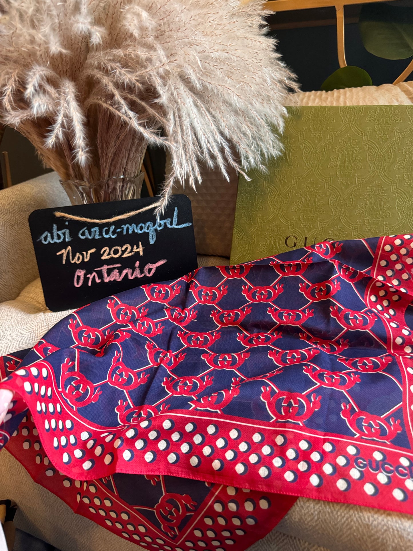 Gucci Scarf/Handlerchief/Brand New