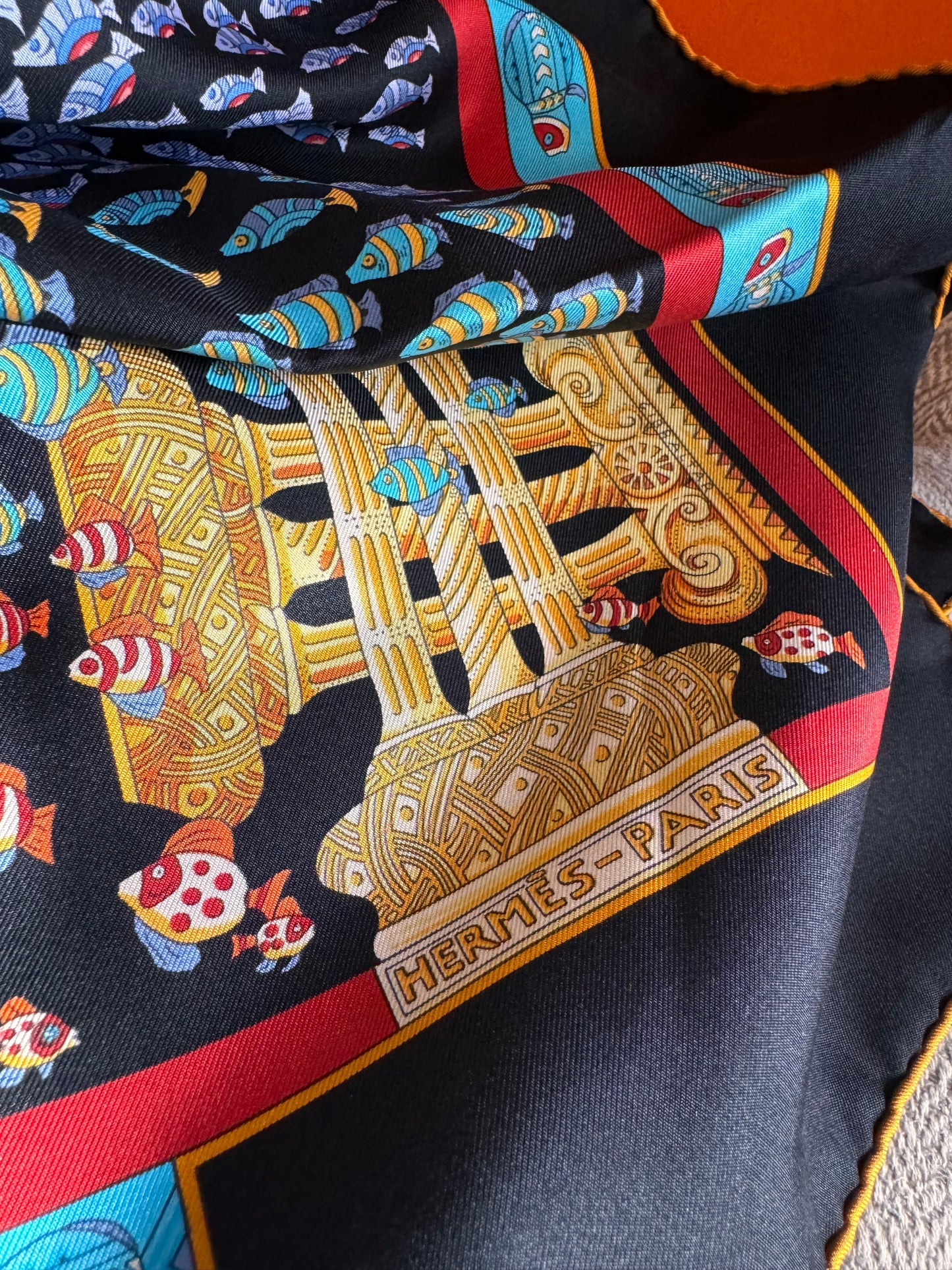 Hermes Silk Scarf