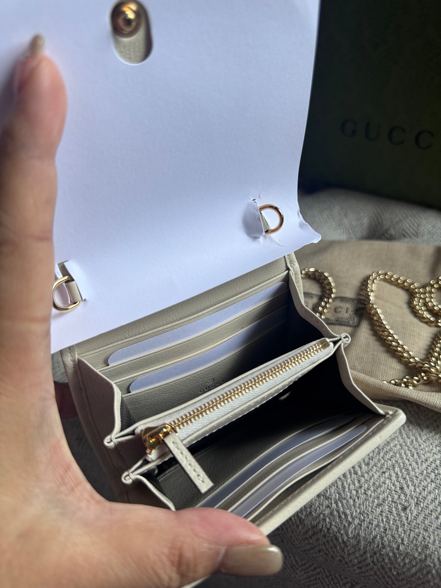 Gucci Blondie Wallet on Chain