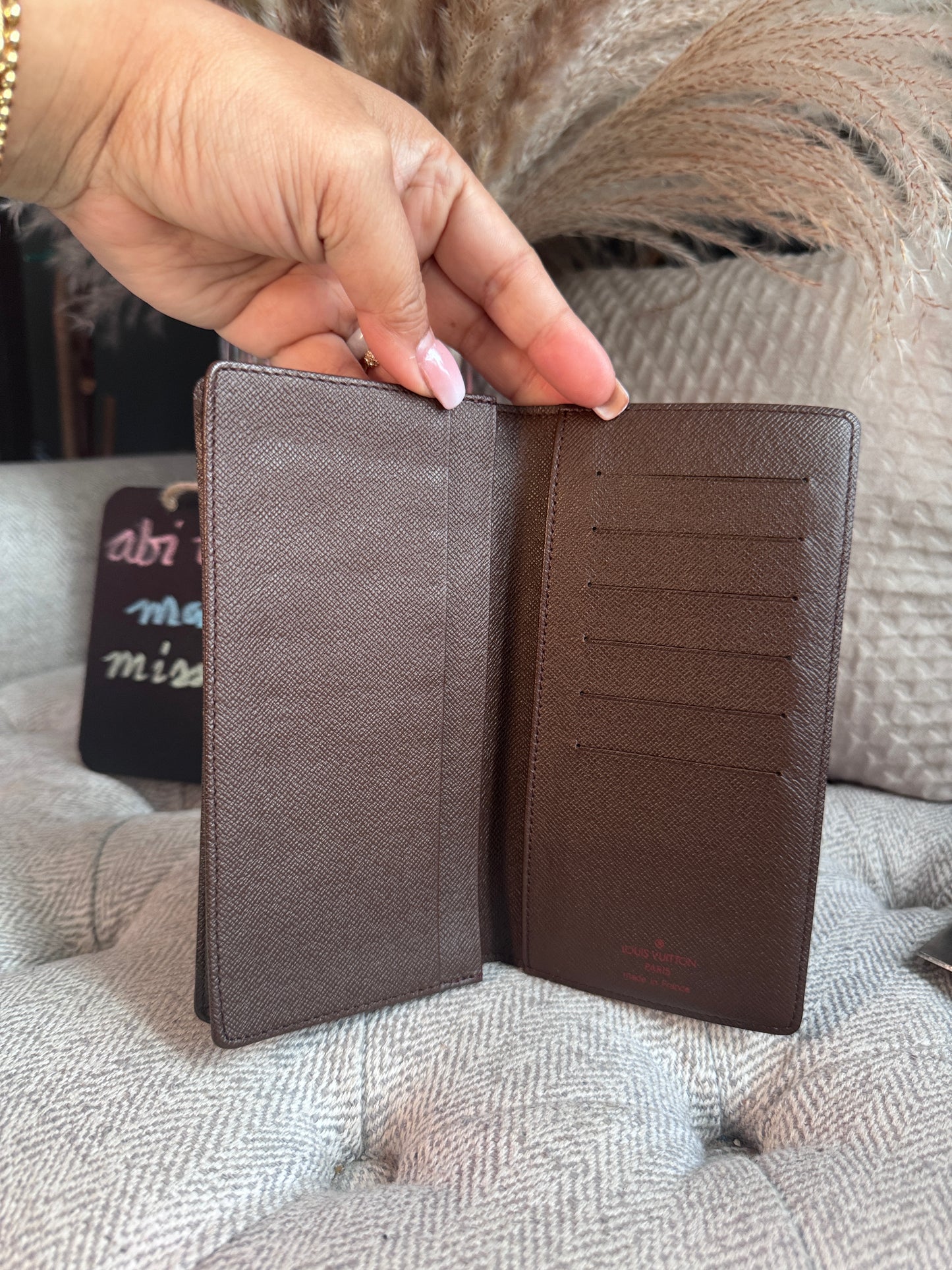 Louis Vuitton Damier Ebene Vintage Bifold