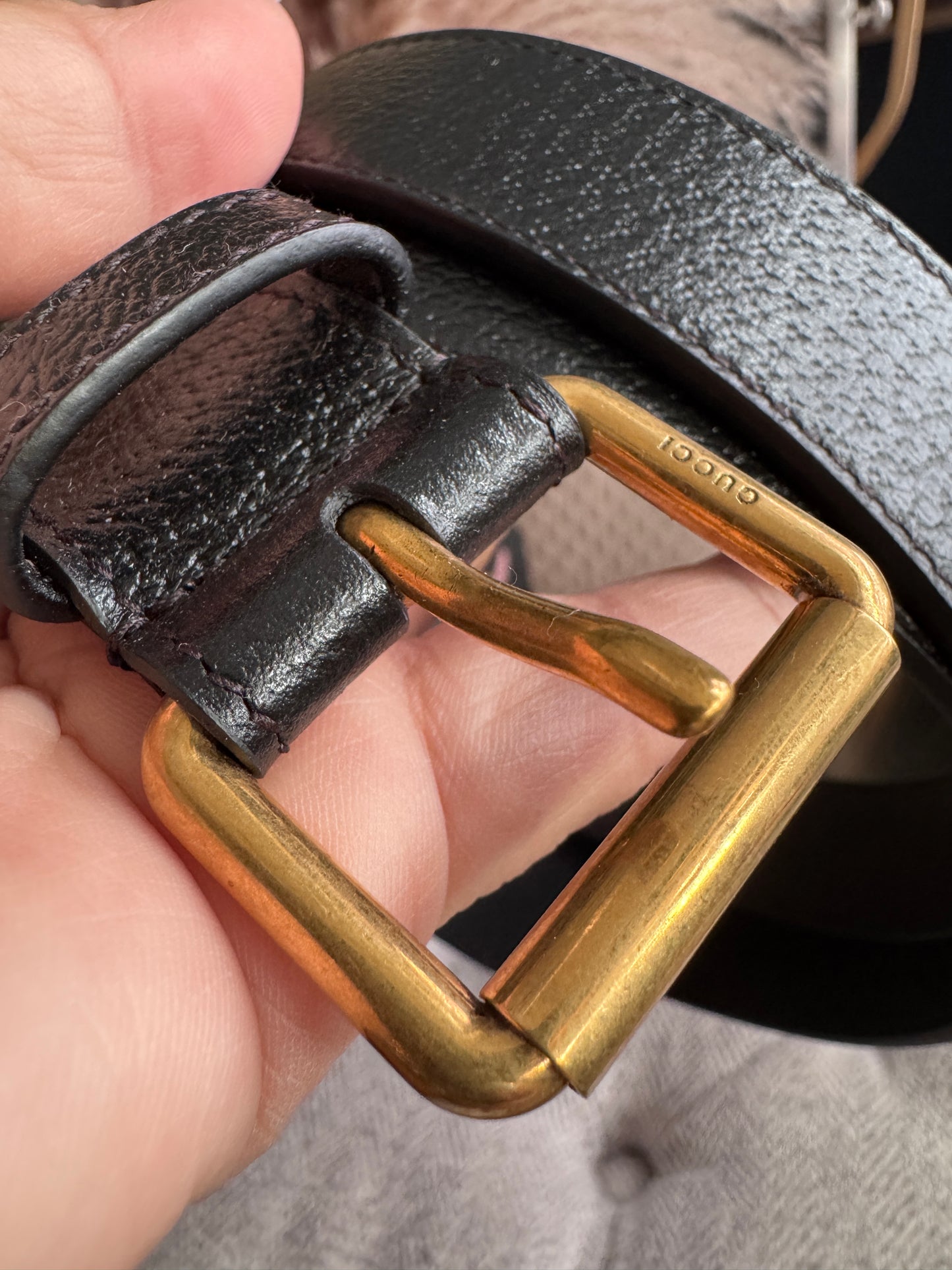 Gucci Leather Belt-Brand New