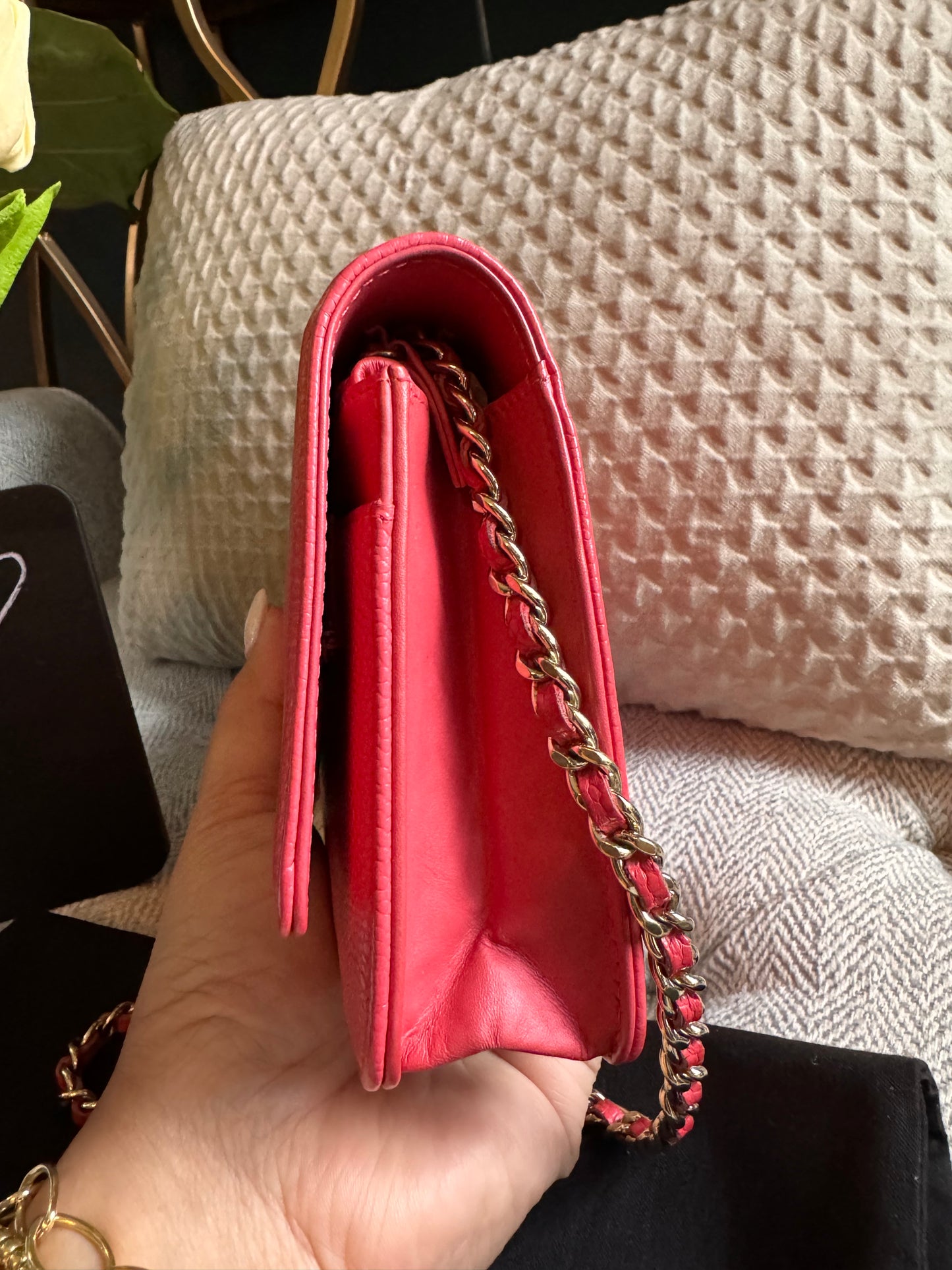 Chanel WOC Caviar in GOLD Hardware