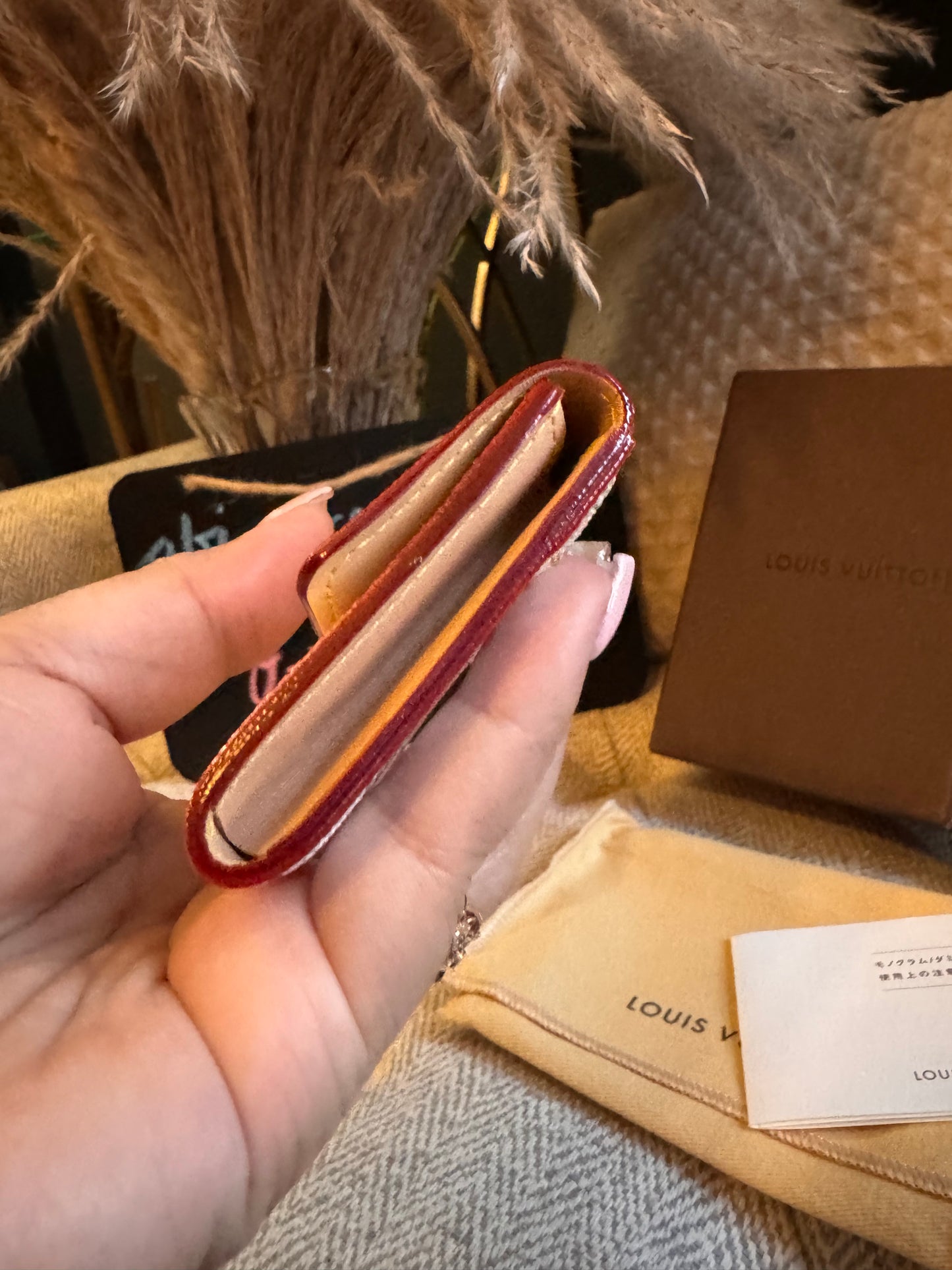 Louis Vuitton x Takashi Murakami Multicolor Business Cardholder in Blanc