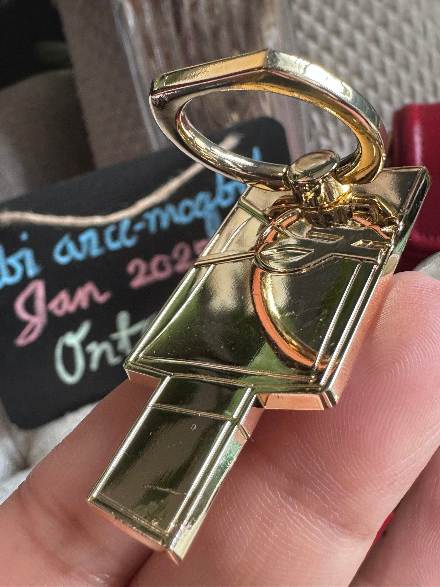 YVES SAINT LAURENT Beaute New Hand Mirror and Phone Ring