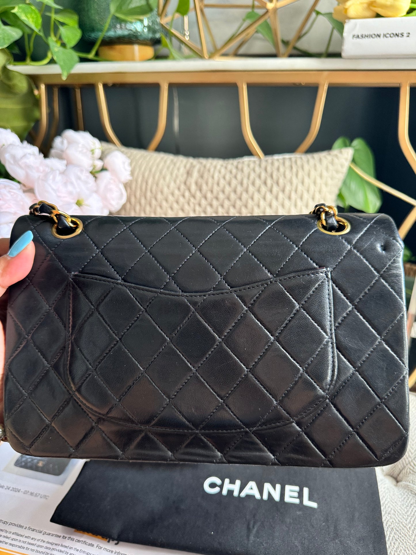 Chanel Vintage Double Flap in Lambskin