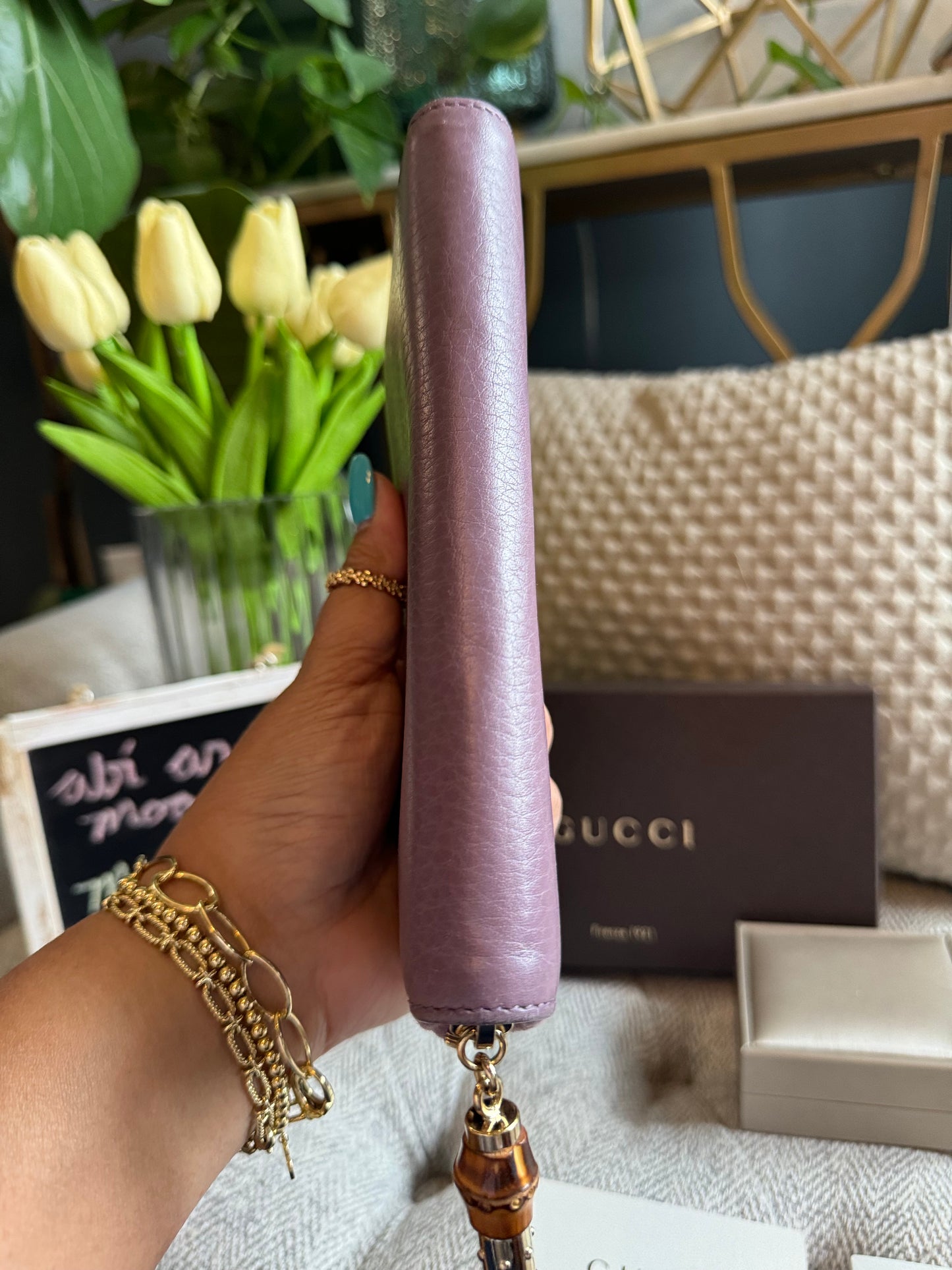 Gucci Bamboo Zippy wallet