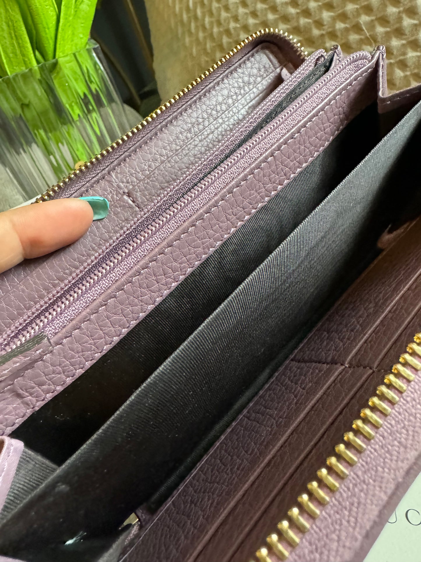 Gucci Bamboo Zippy wallet