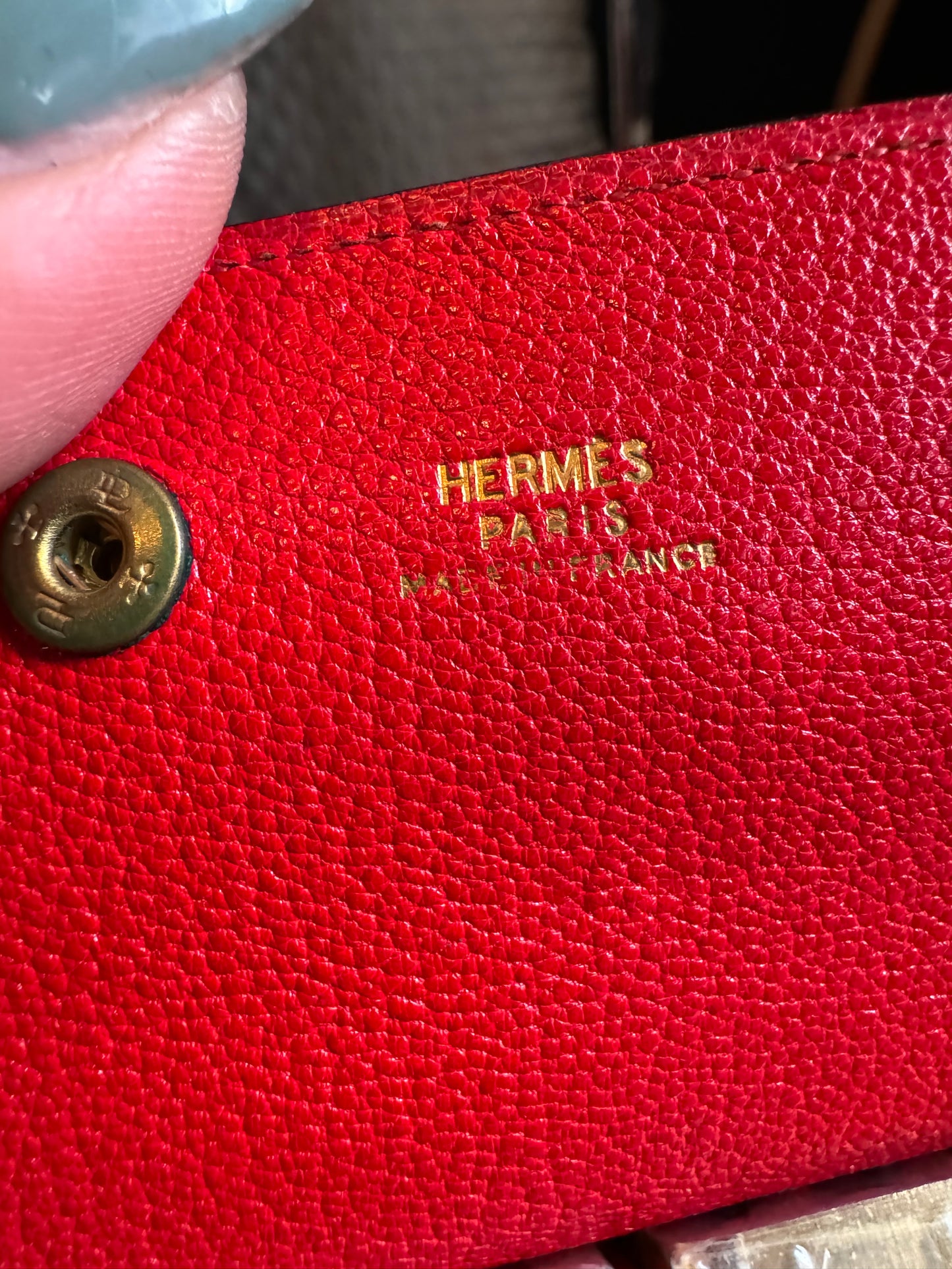 Hermes vintage playing cards with leather case
