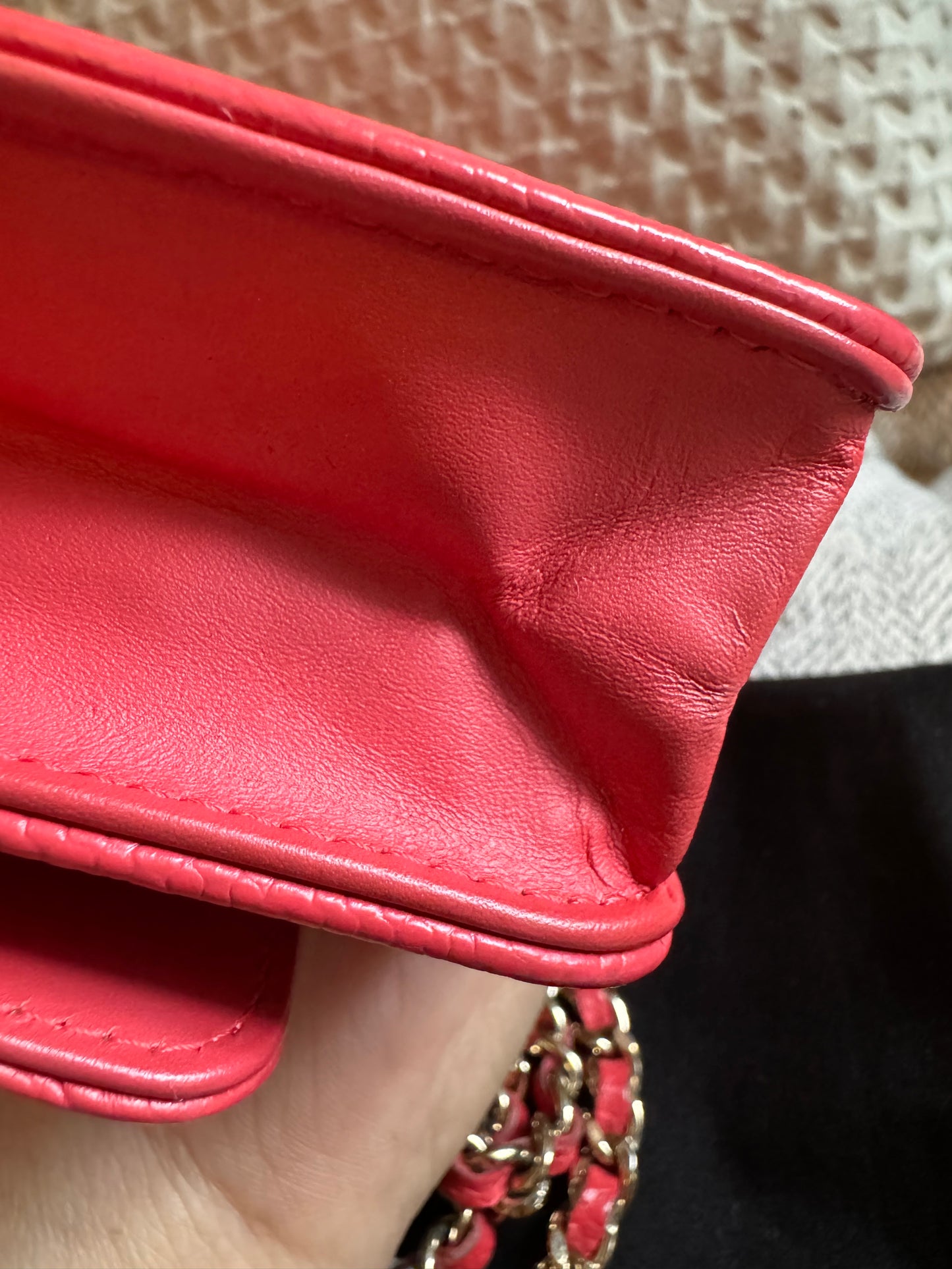 Chanel WOC Caviar in GOLD Hardware