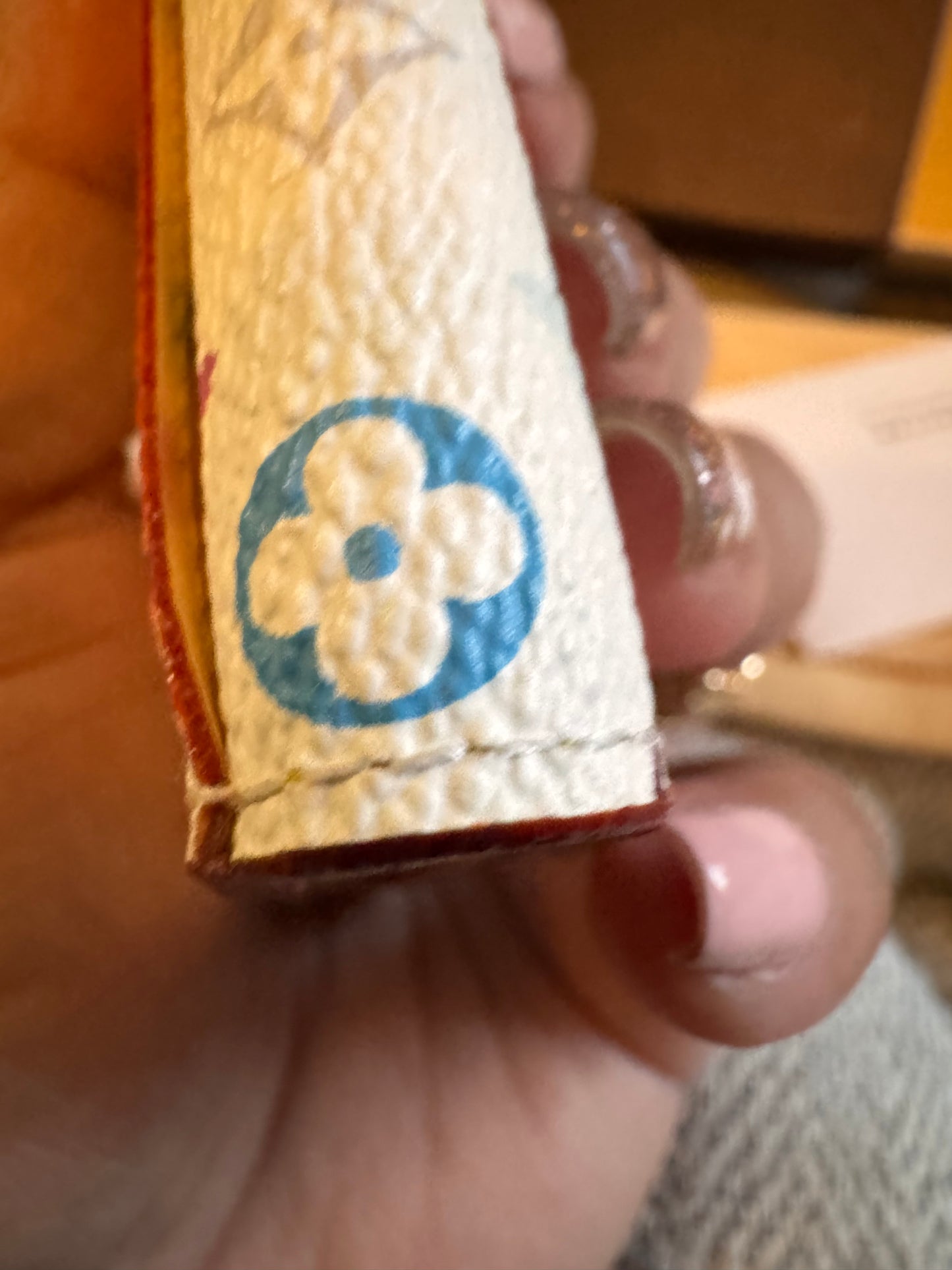 Louis Vuitton x Takashi Murakami Multicolor Business Cardholder in Blanc