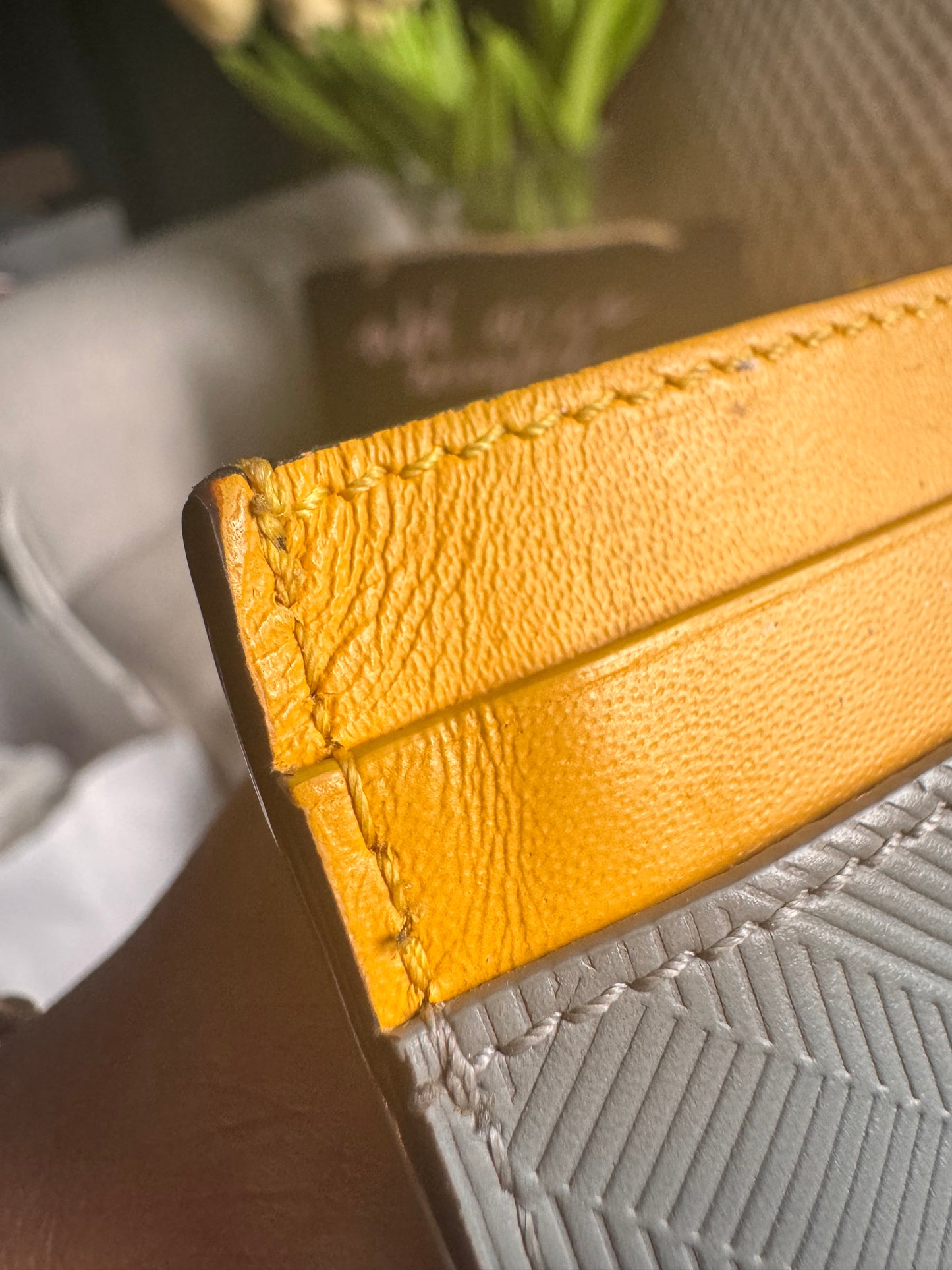 Fendi Logo Cardholder in Leather