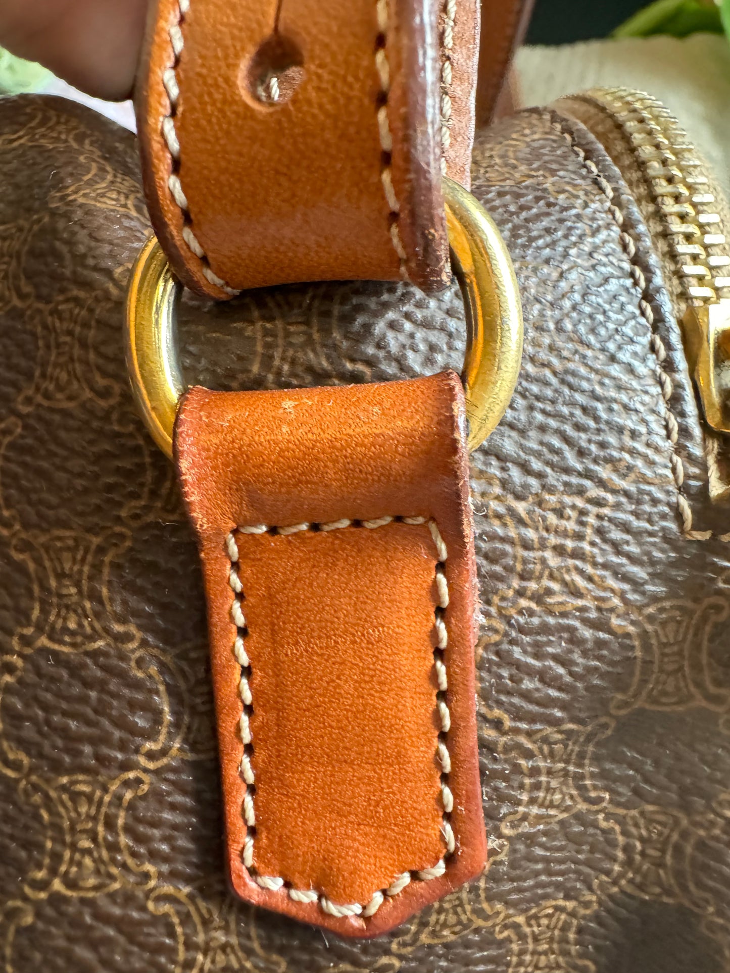 Celine Vintage Macadam Camera Bag