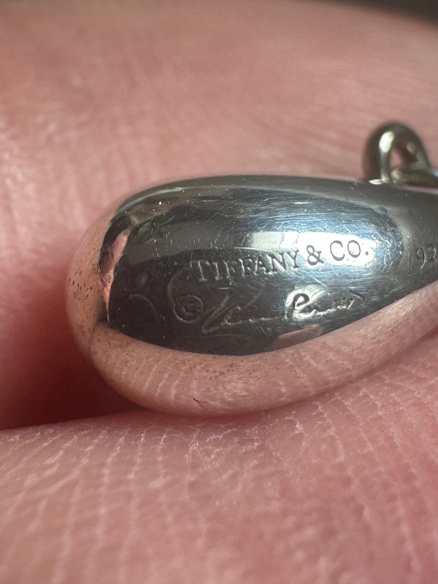 Tiffany&Co Teardrop Earrings in 925 Sterling Silver