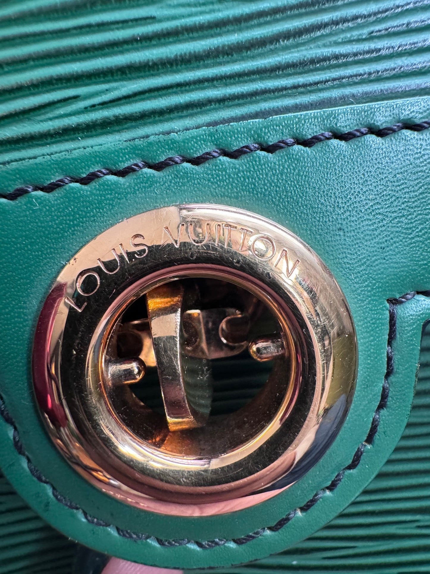 Louis Vuitton Epi Pochette Arche in Borneo Green