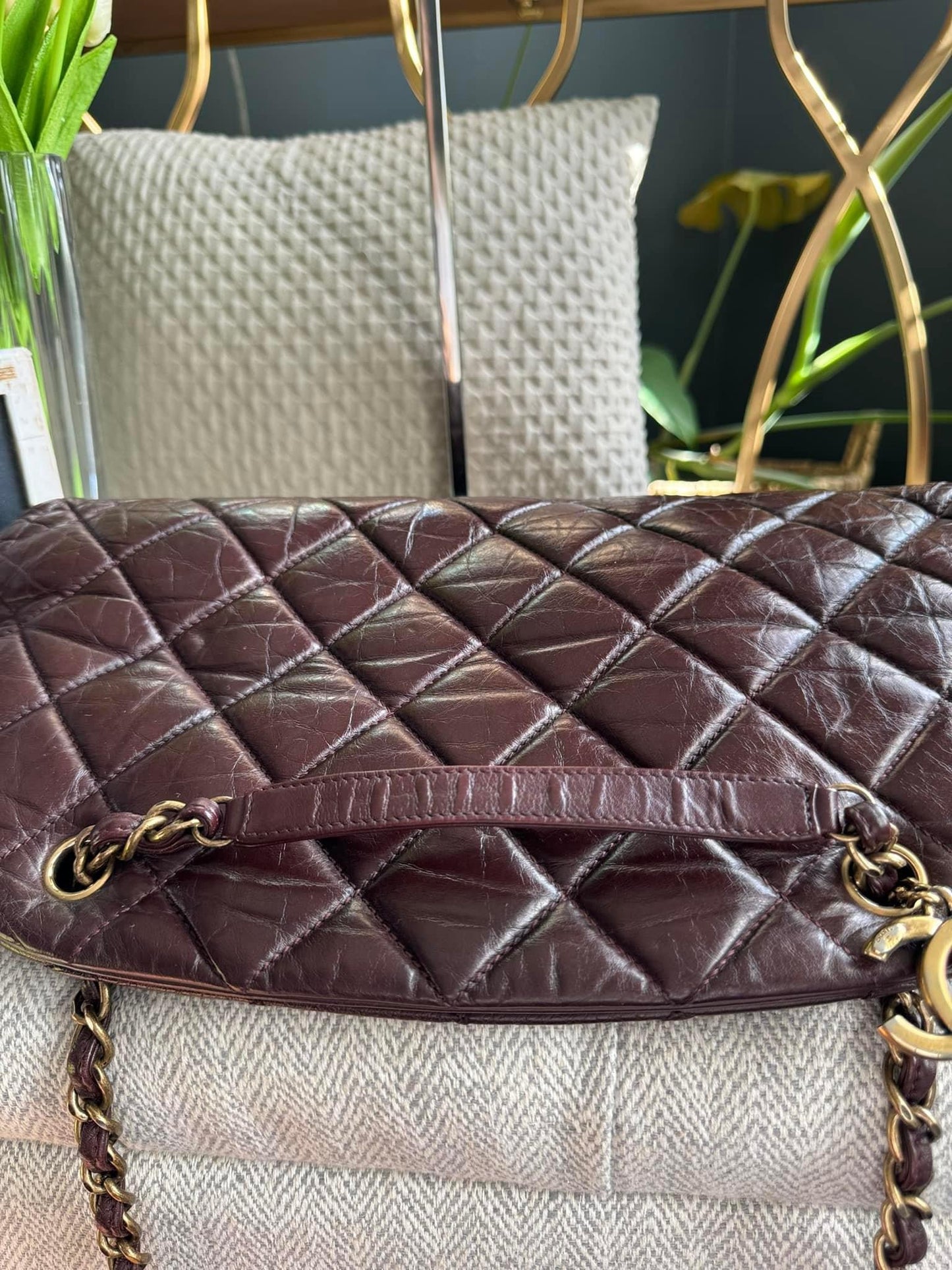 Chanel Mademoiselle Womens Vintage Clasp chain bag