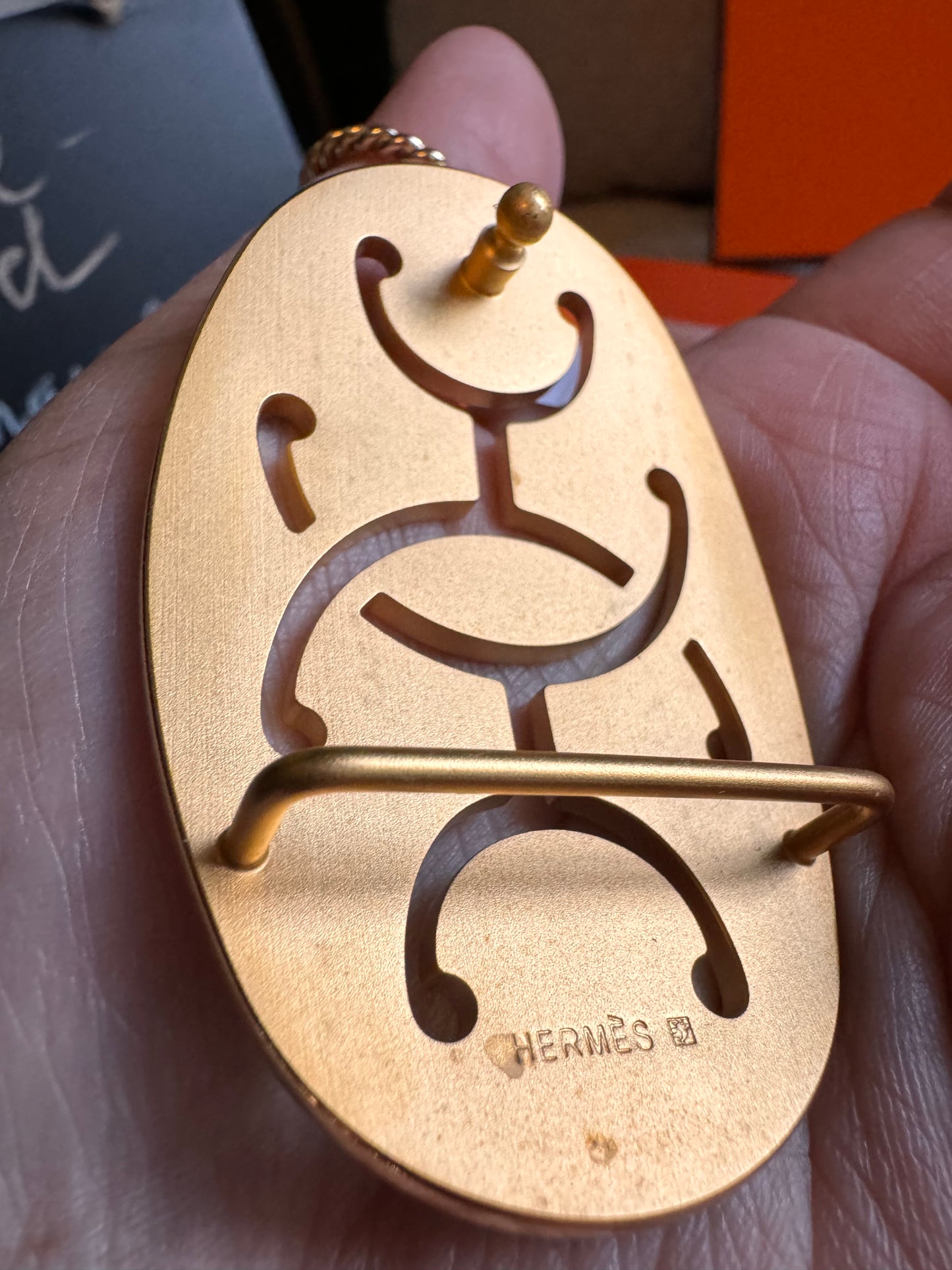 Hermes Belt with Gold Buckle