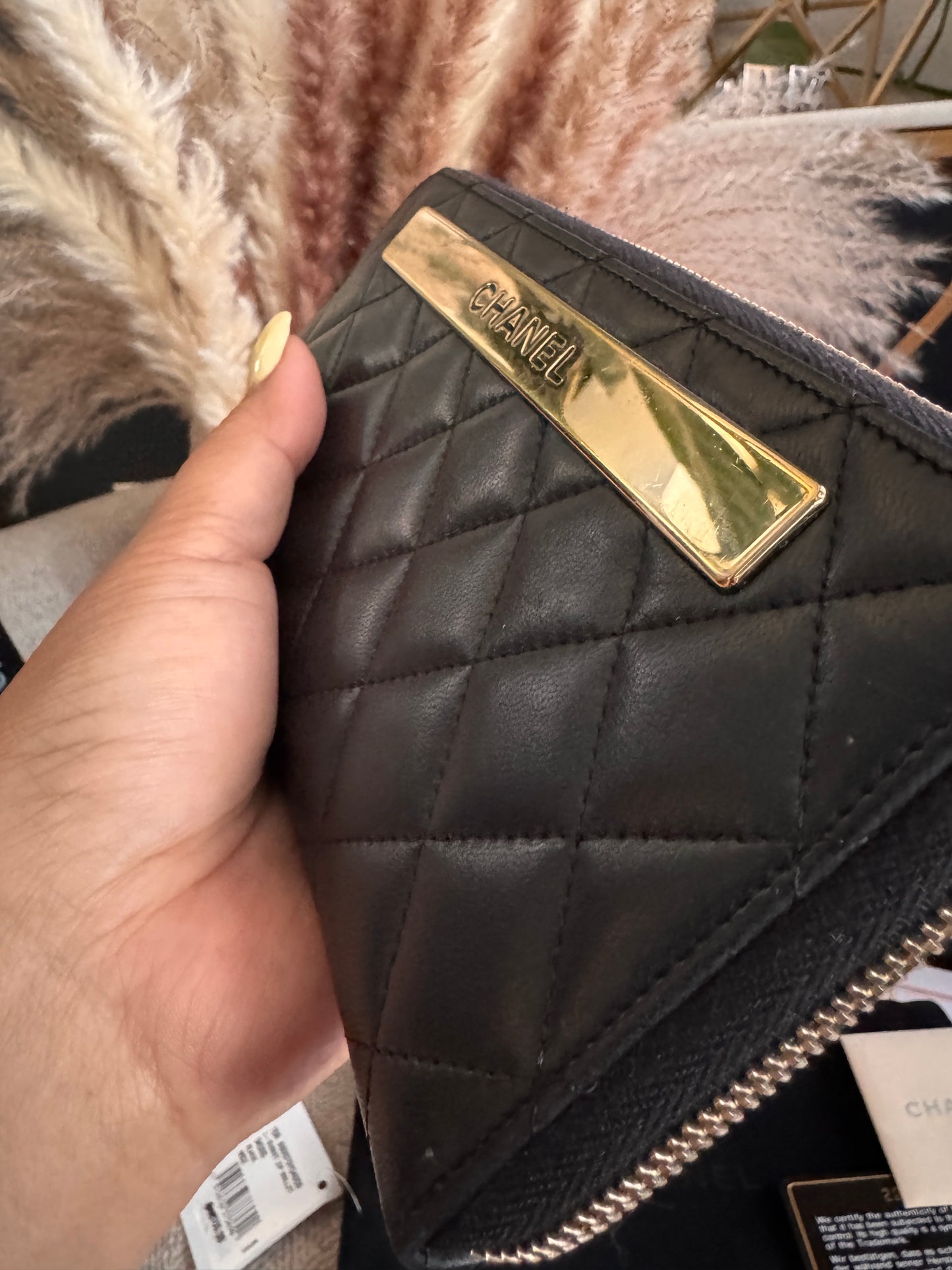 Chanel Trendy Zippy Wallet -Black GHW