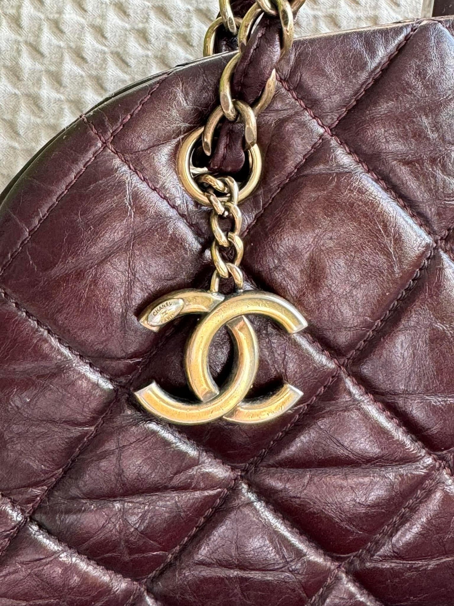 Chanel Mademoiselle Womens Vintage Clasp chain bag