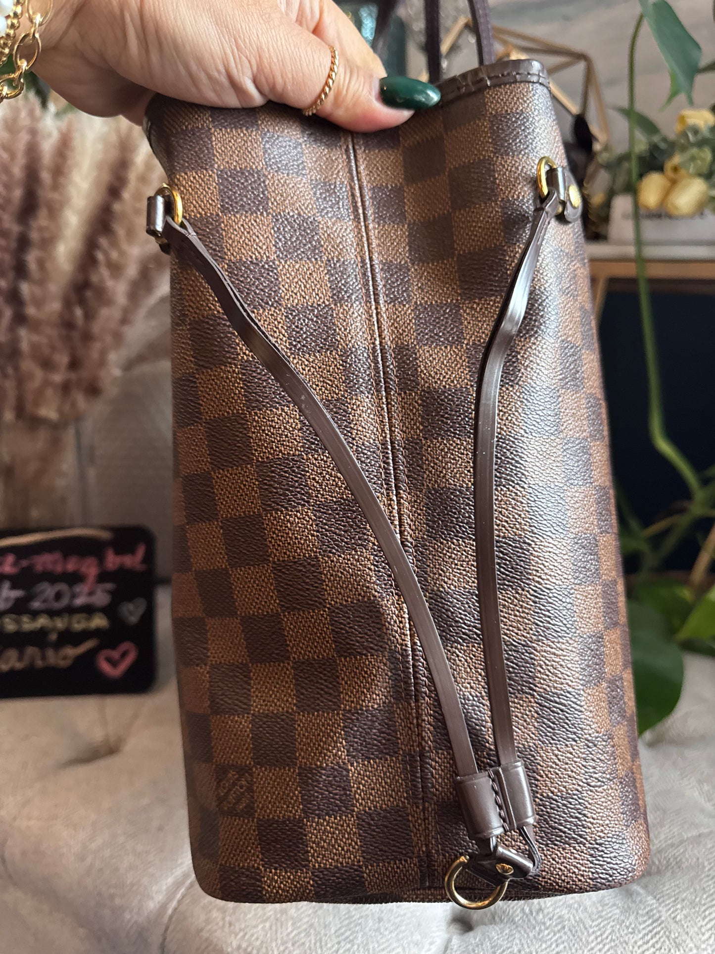 Neverfull MM in Damier Ebene -Rose Ballerine