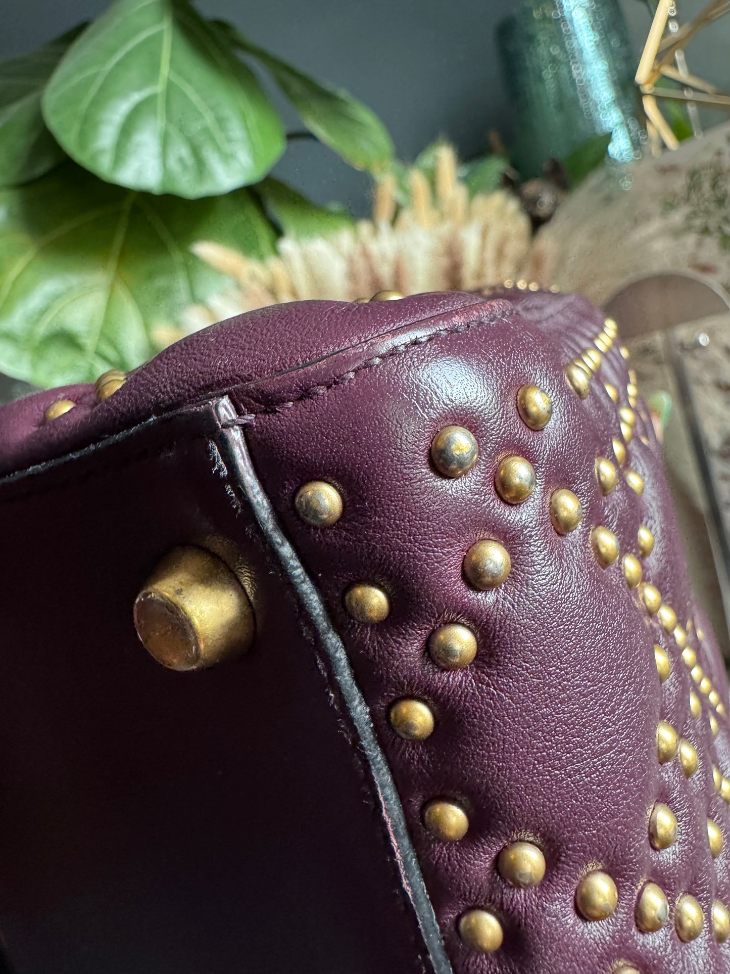 Dior Medium Cannage Studded Lady Dior