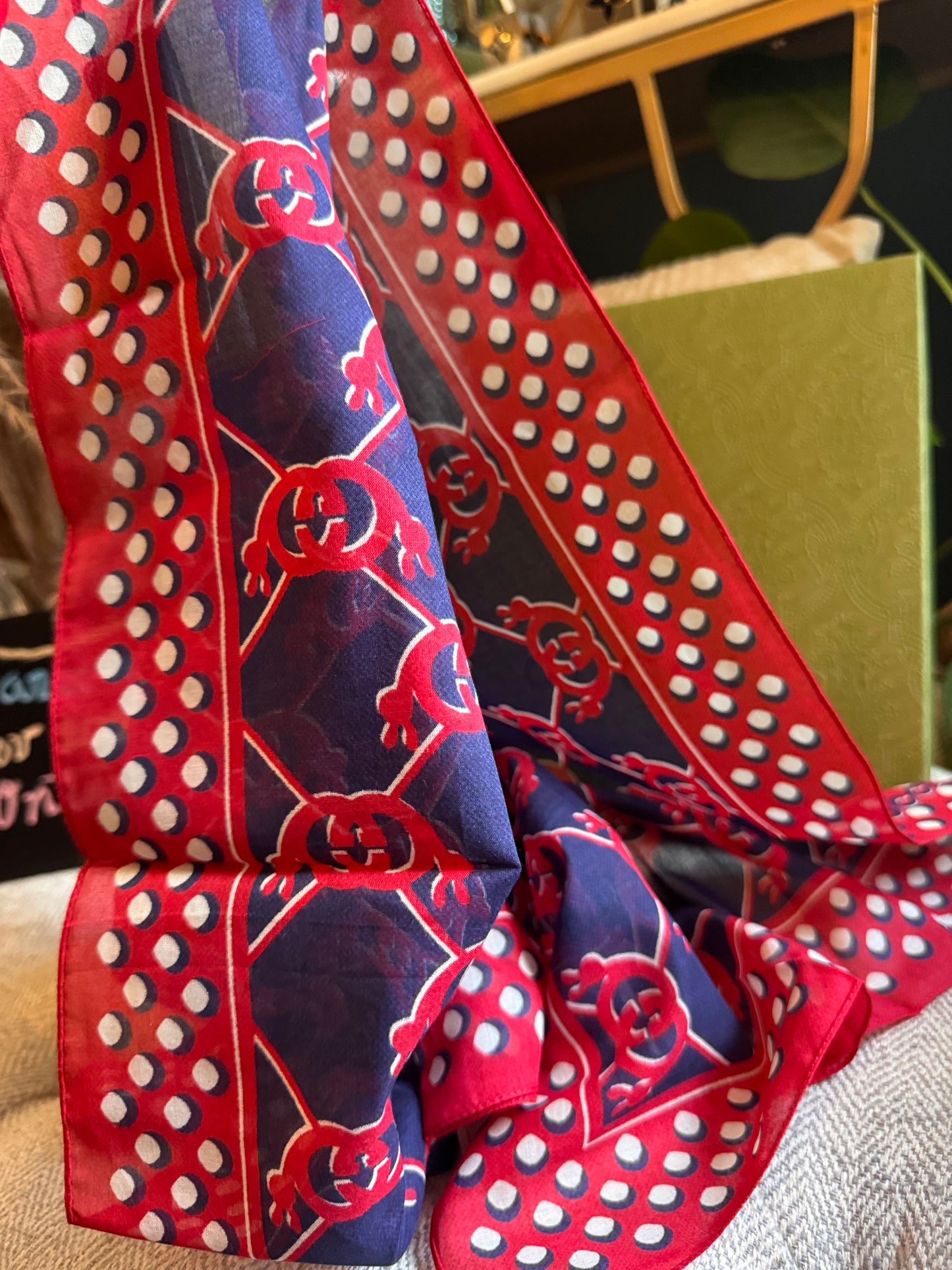Gucci Scarf/Handlerchief/Brand New