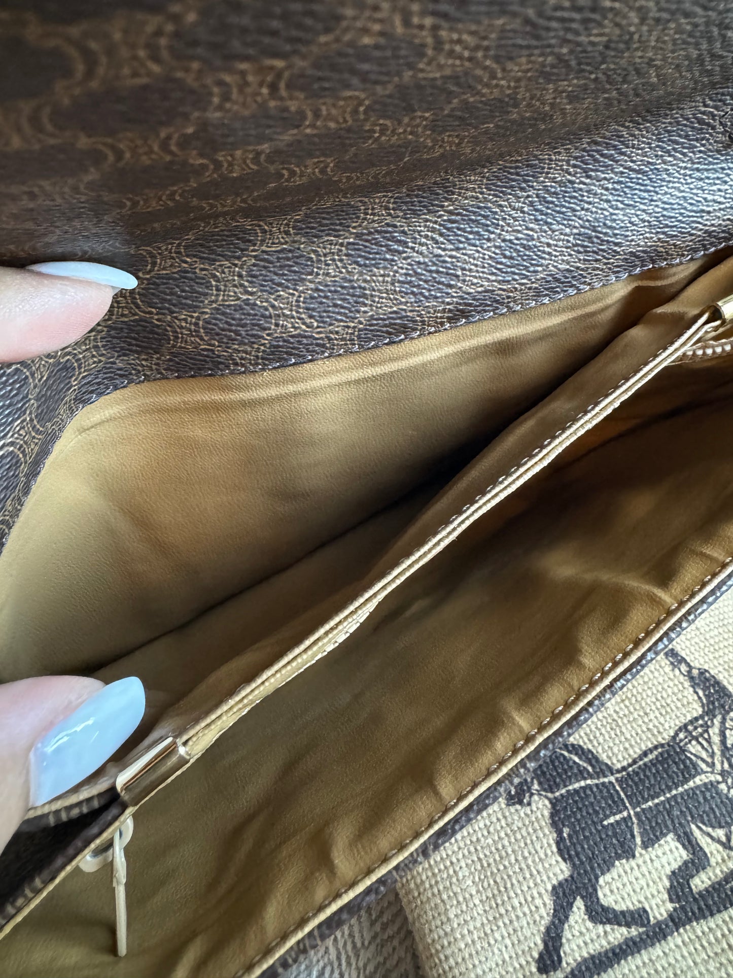 Celine Vintage Macadam Clutch