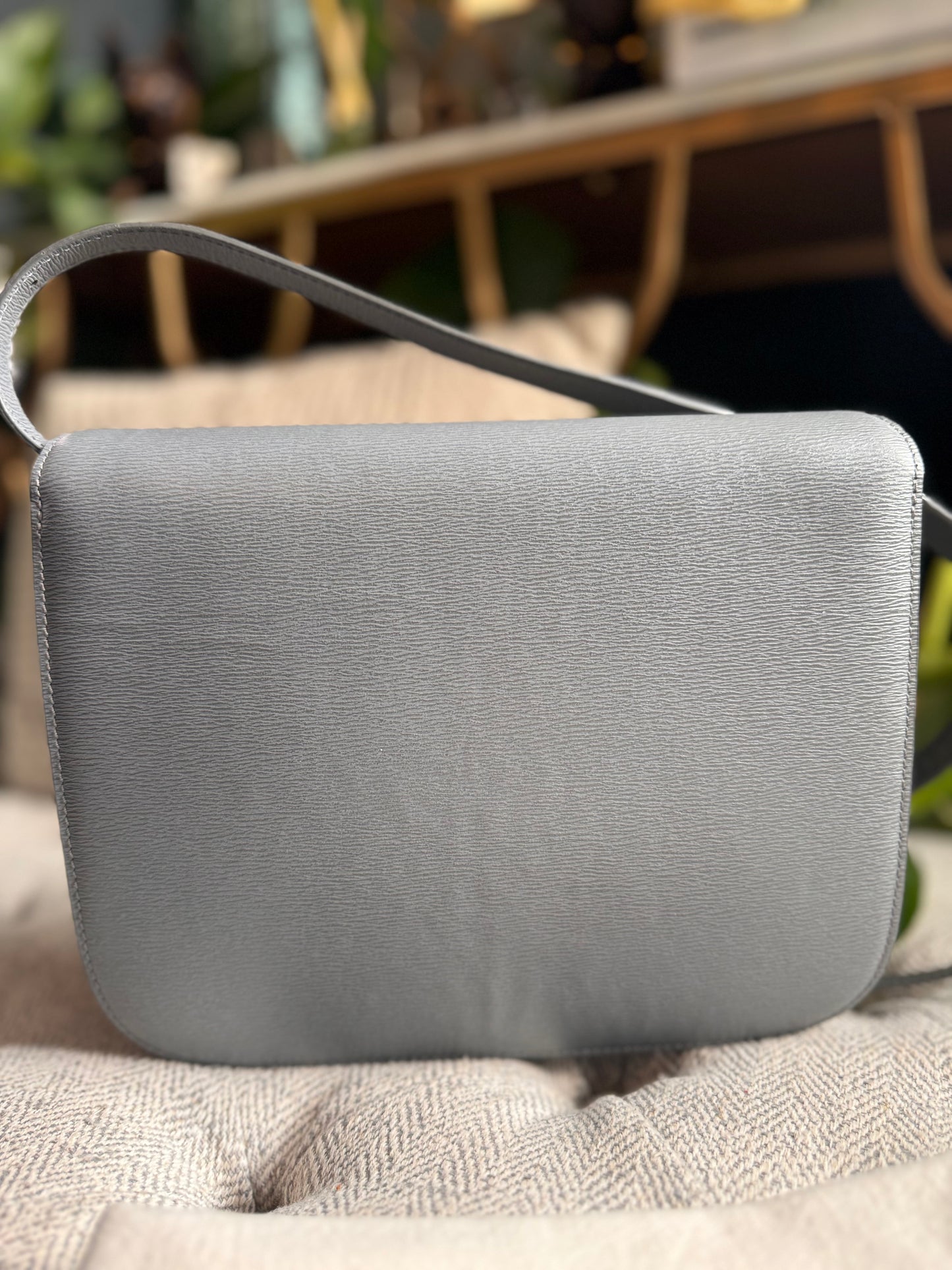 Celine Medium Box Bag in Grey