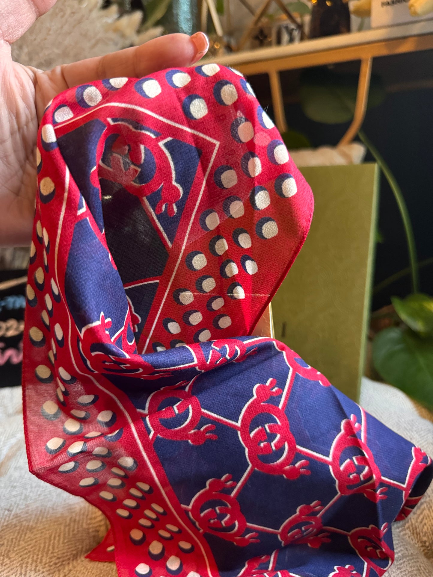 Gucci Scarf/Handlerchief/Brand New