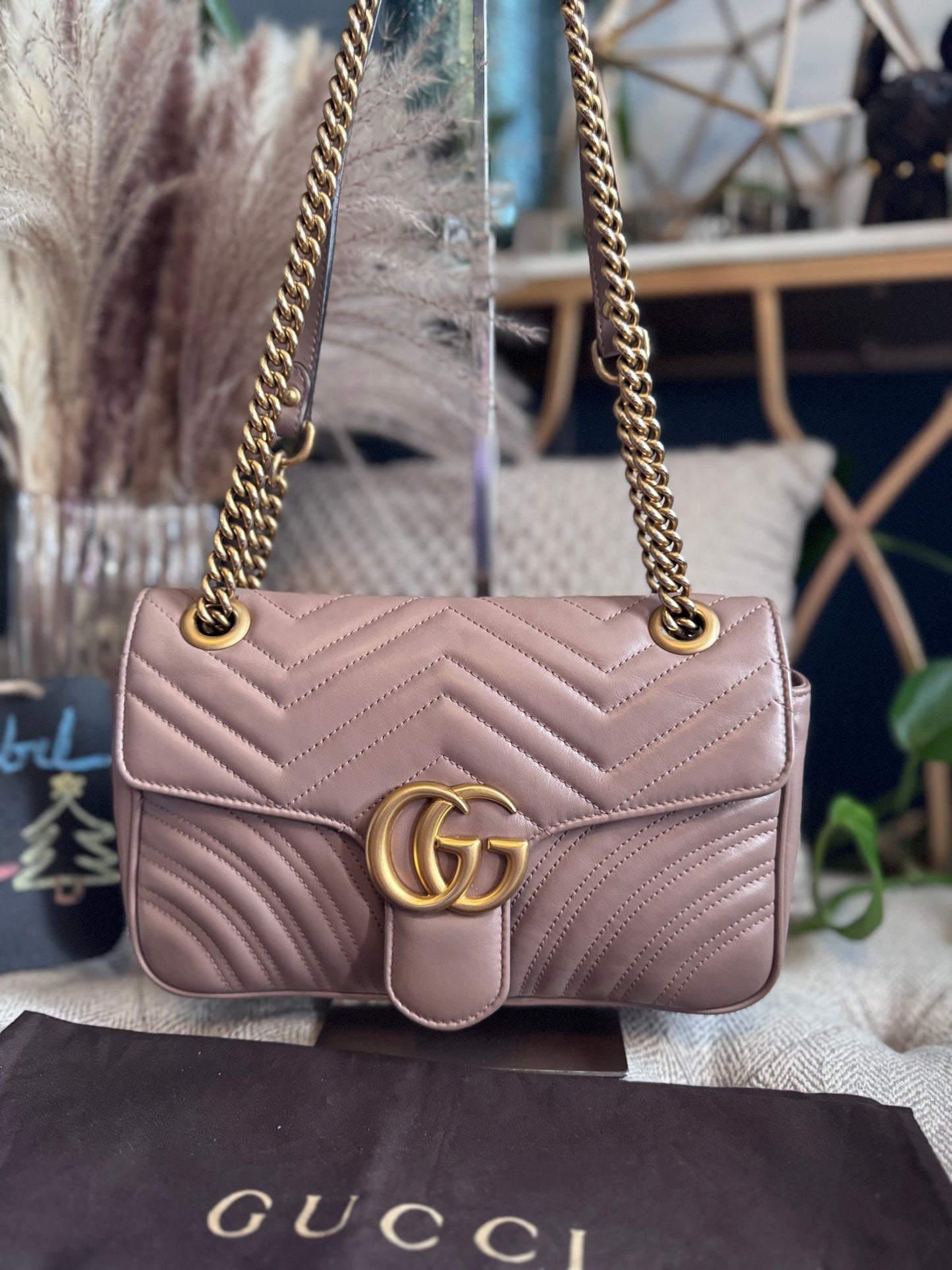 Gucci Small Marmont in Blush