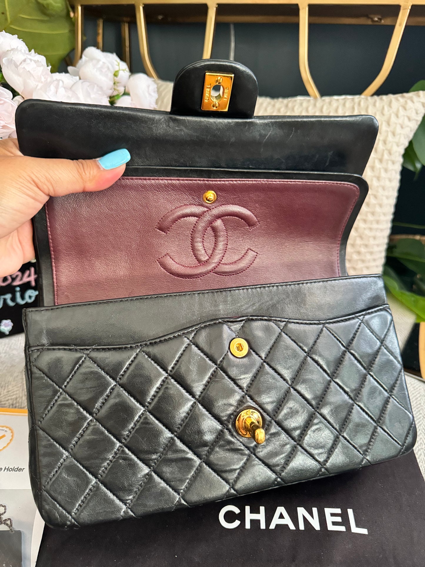 Chanel Vintage Double Flap in Lambskin